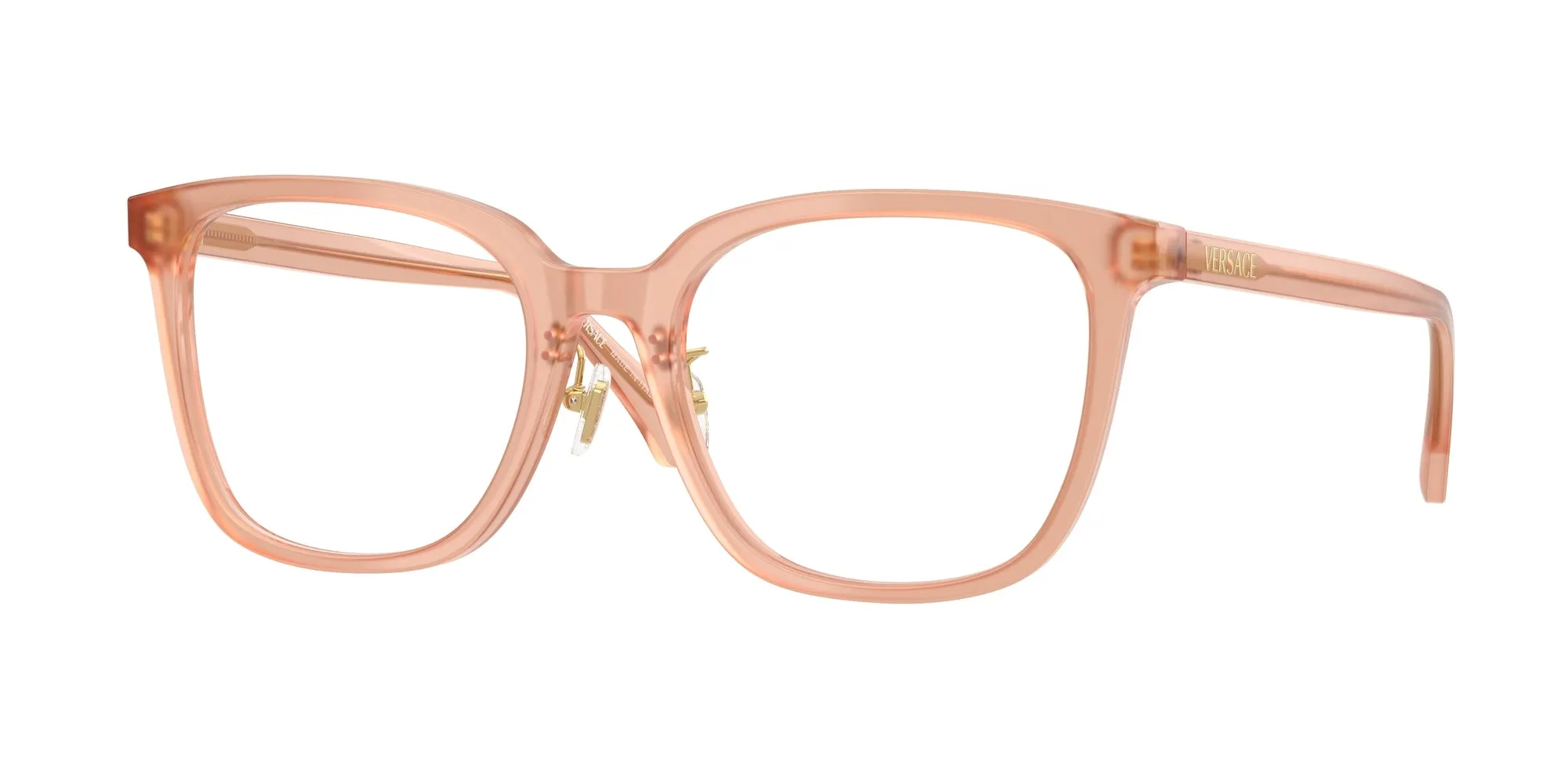 Versace VE3378D 5526 Montature da vista Acetato Arancione Squadrata Normale - immagine 1