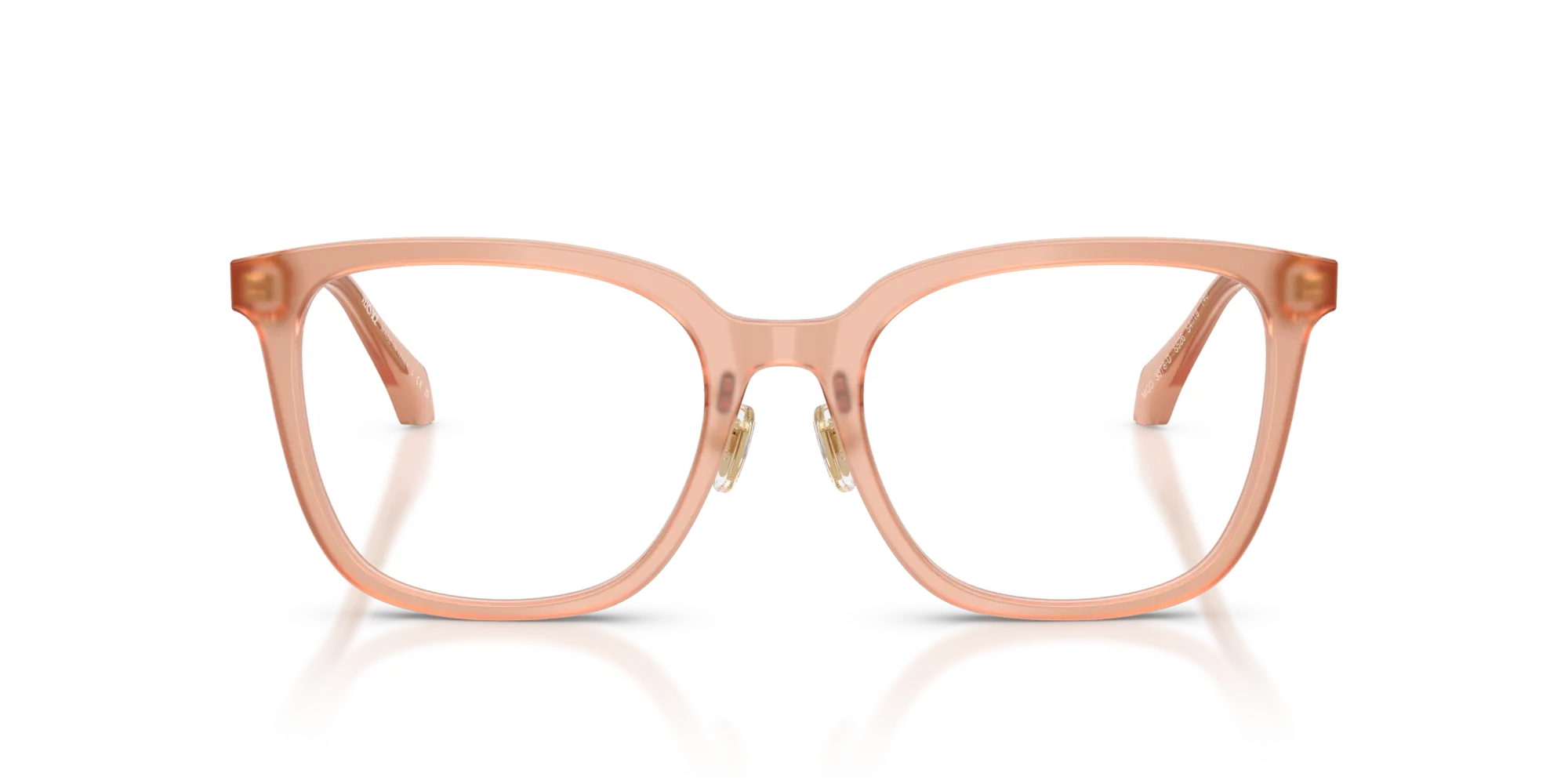 Versace VE3378D 5526 Montature da vista Acetato Arancione Squadrata Normale - immagine 3