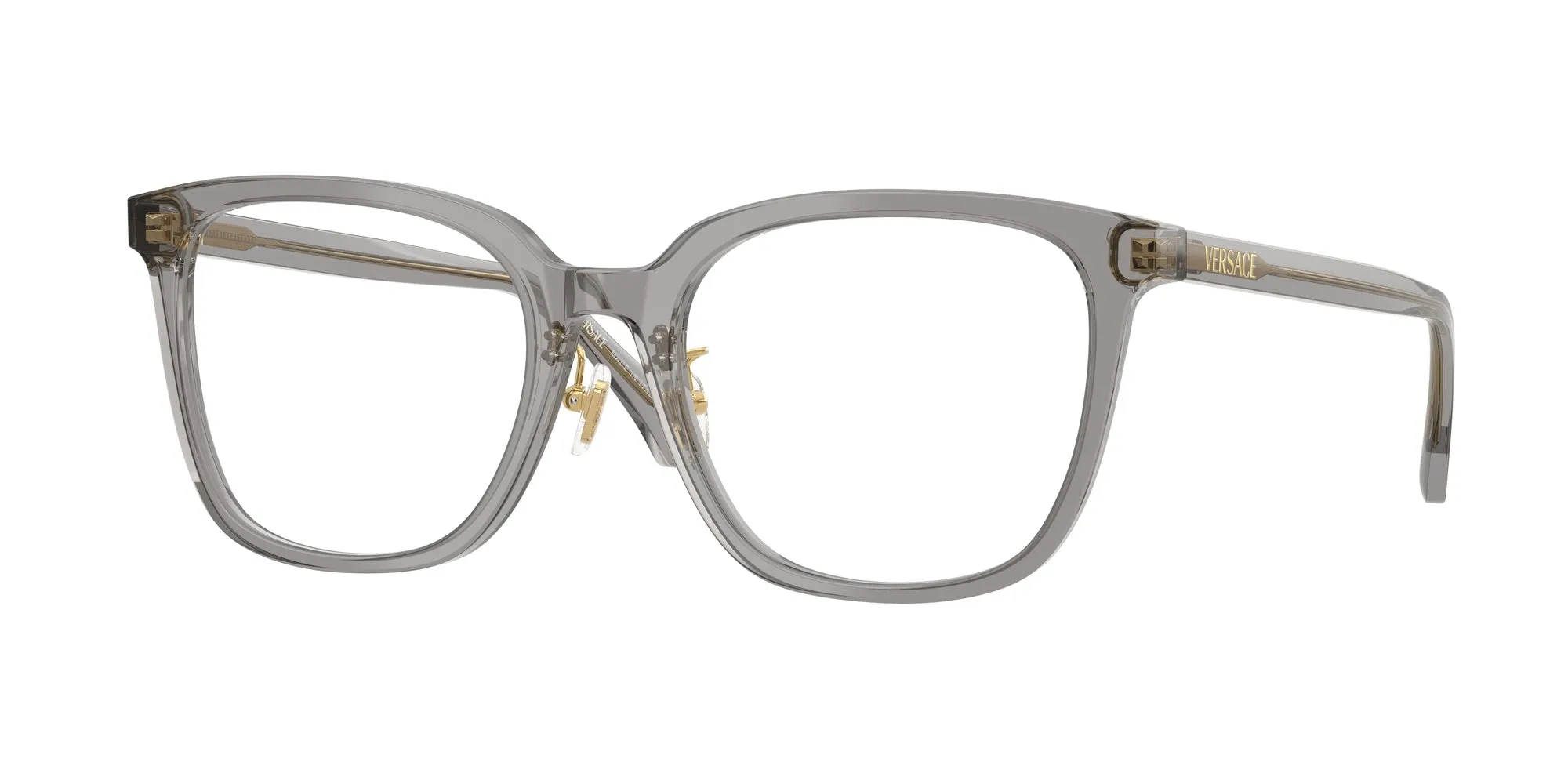 Versace VE3378D 5510 Montature da vista Acetato Grigio Squadrata Normale - immagine 1