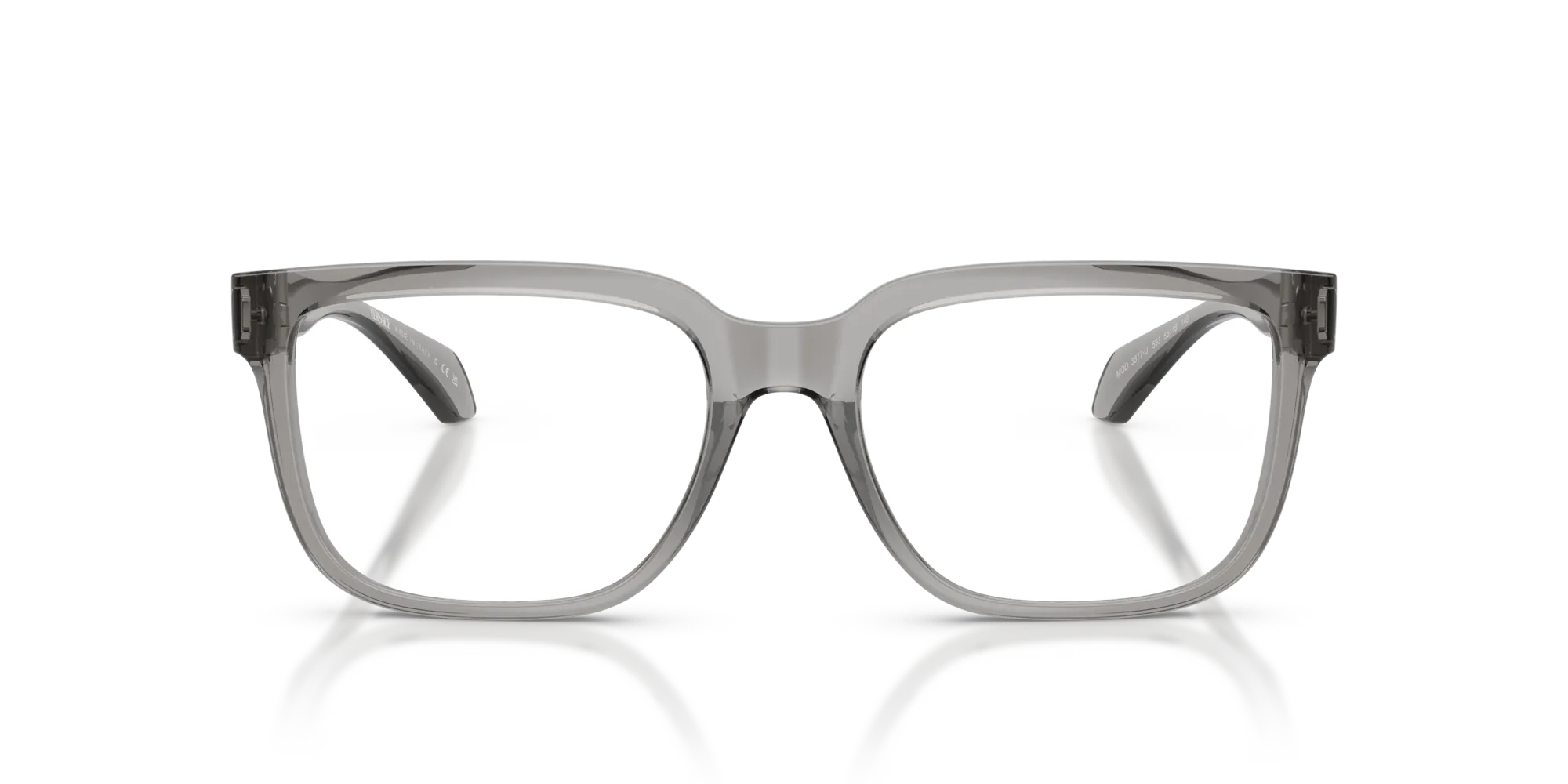 Versace VE3377U 593 Montature da vista Iniettato Grigio Squadrata Normale - immagine 3