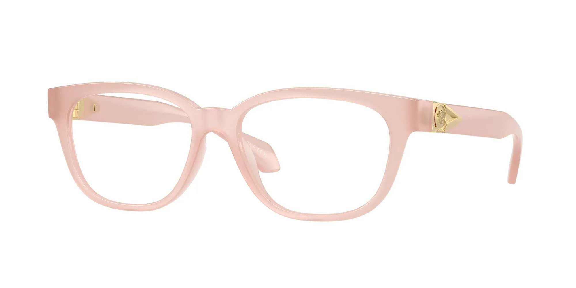 Versace VE3376U 5522 Montature da vista Iniettato Rosa Rotonda Normale - immagine 1