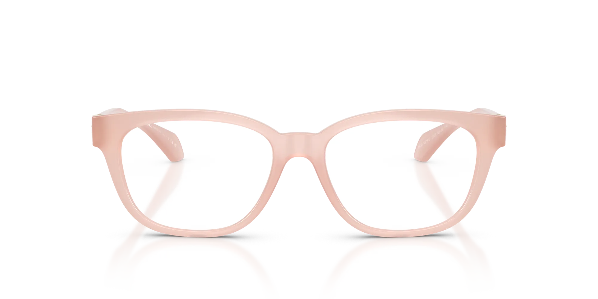 Versace VE3376U 5522 Montature da vista Iniettato Rosa Rotonda Normale - immagine 3