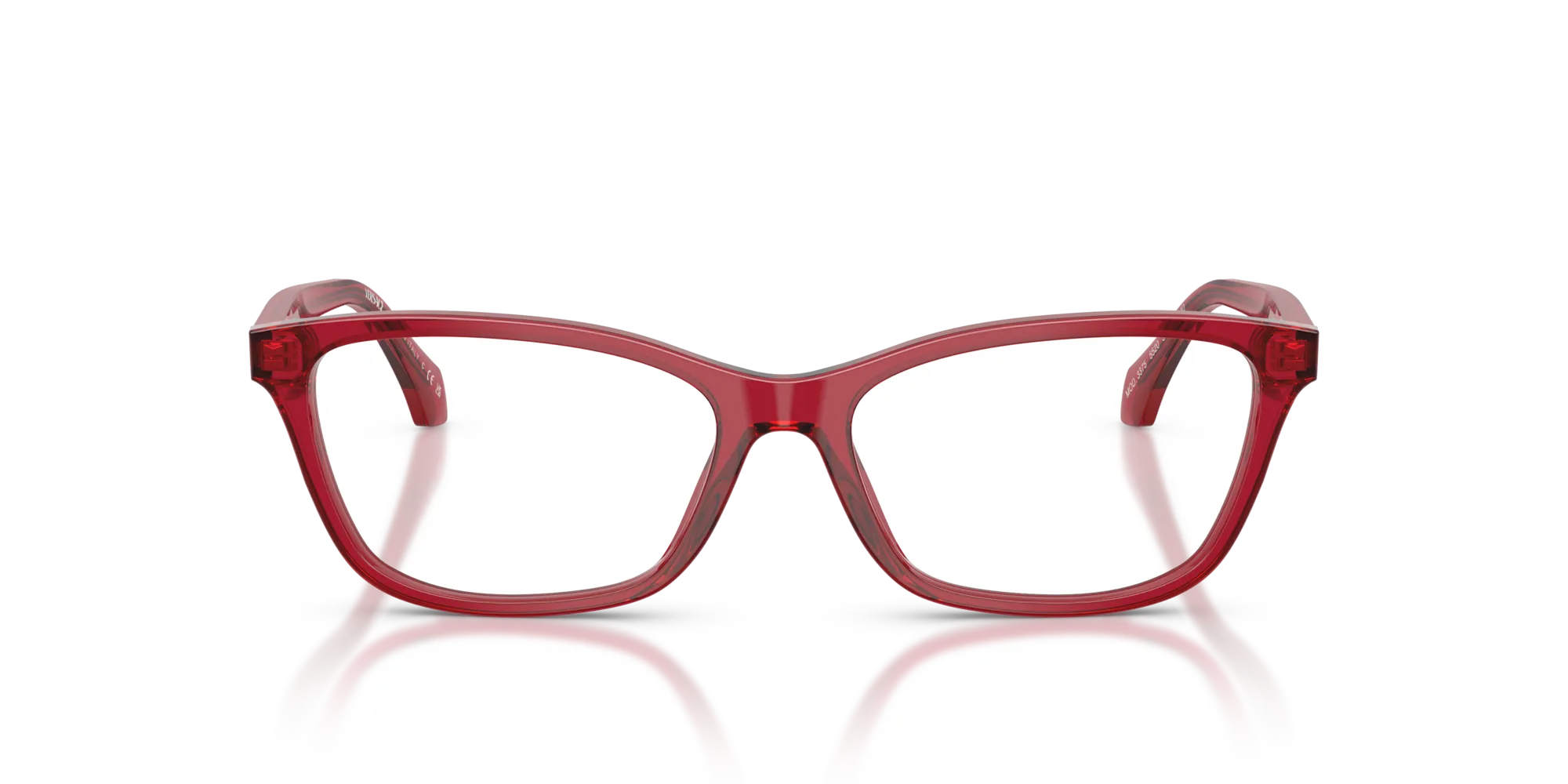 Versace VE3375 5520 Montature da vista Acetato Rosso Cat Eye Normale - immagine 3