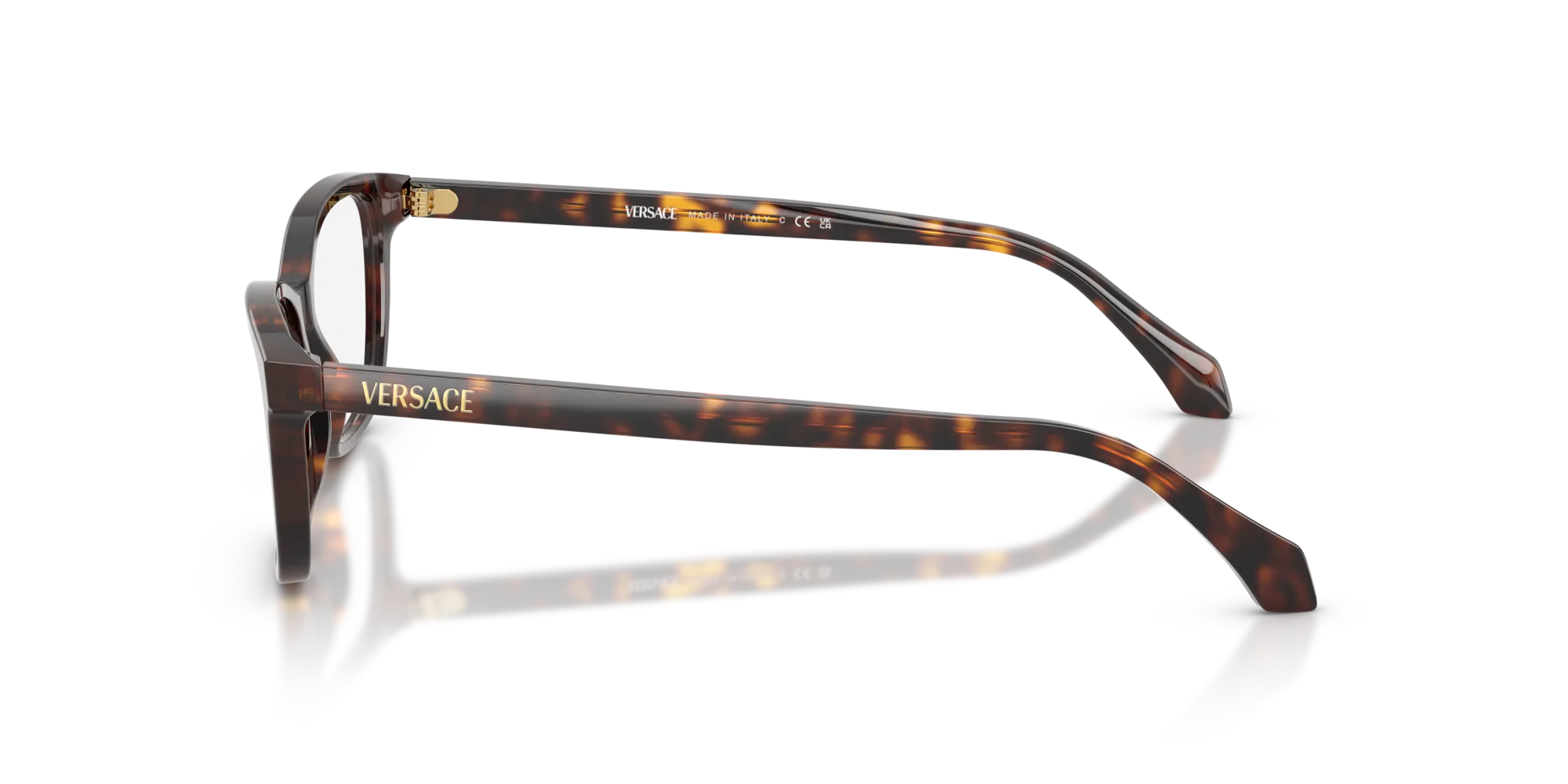Versace VE3375 108 Montature da vista Acetato Marrone Cat Eye Normale - immagine 4
