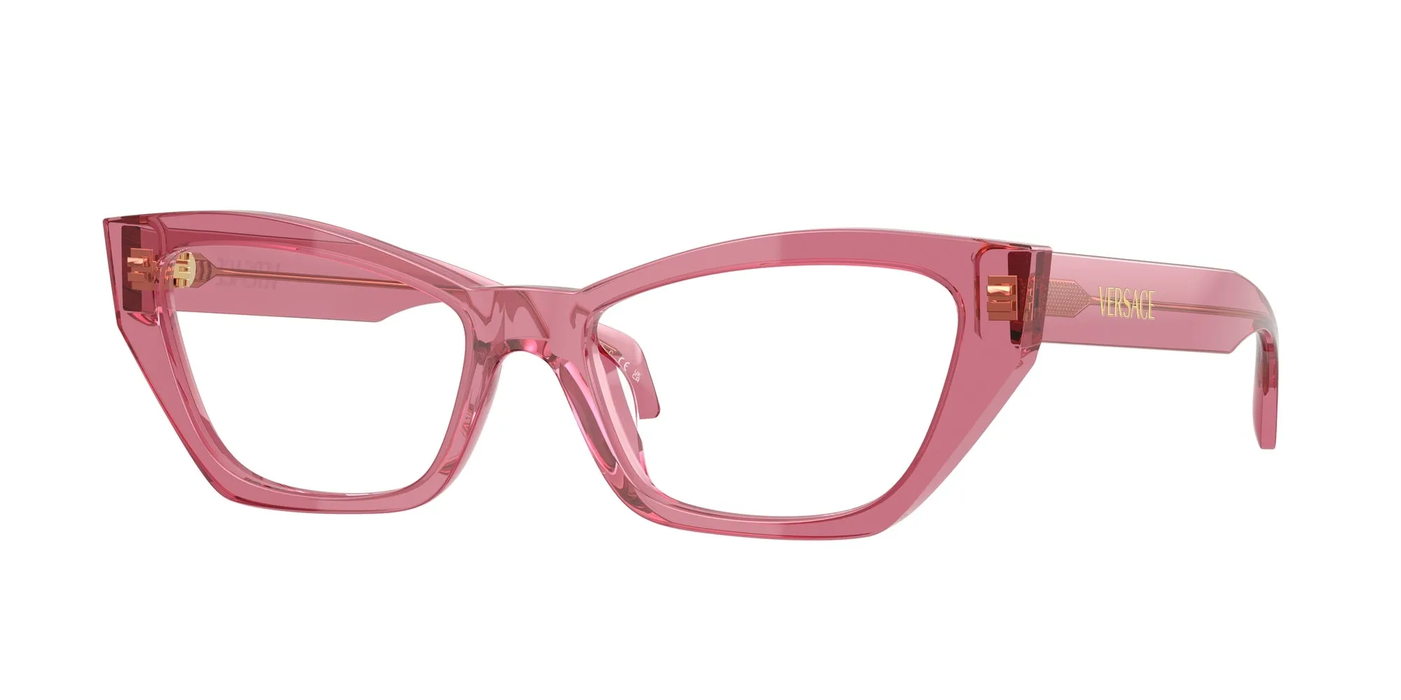 Versace VE3373U 5516 Montature da vista Acetato Rosa Cat Eye Normale - immagine 1