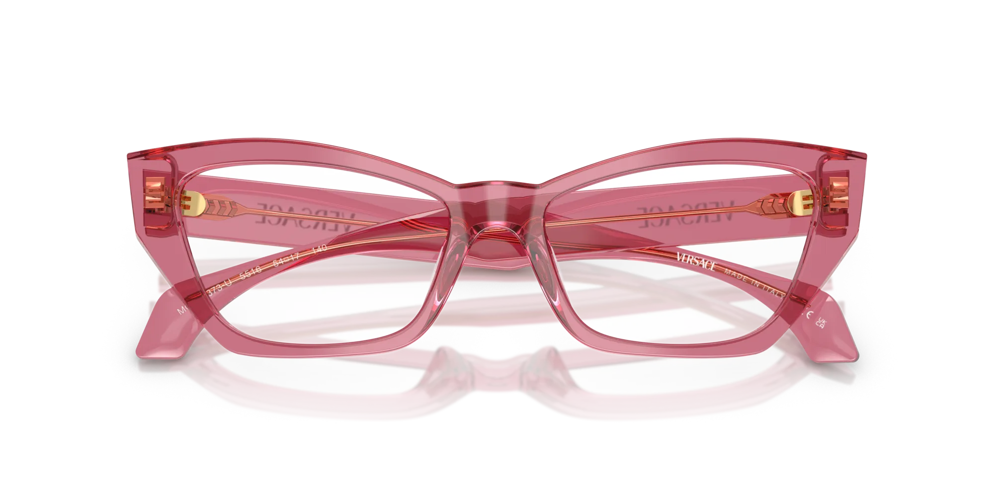 Versace VE3373U 5516 Montature da vista Acetato Rosa Cat Eye Normale - immagine 2