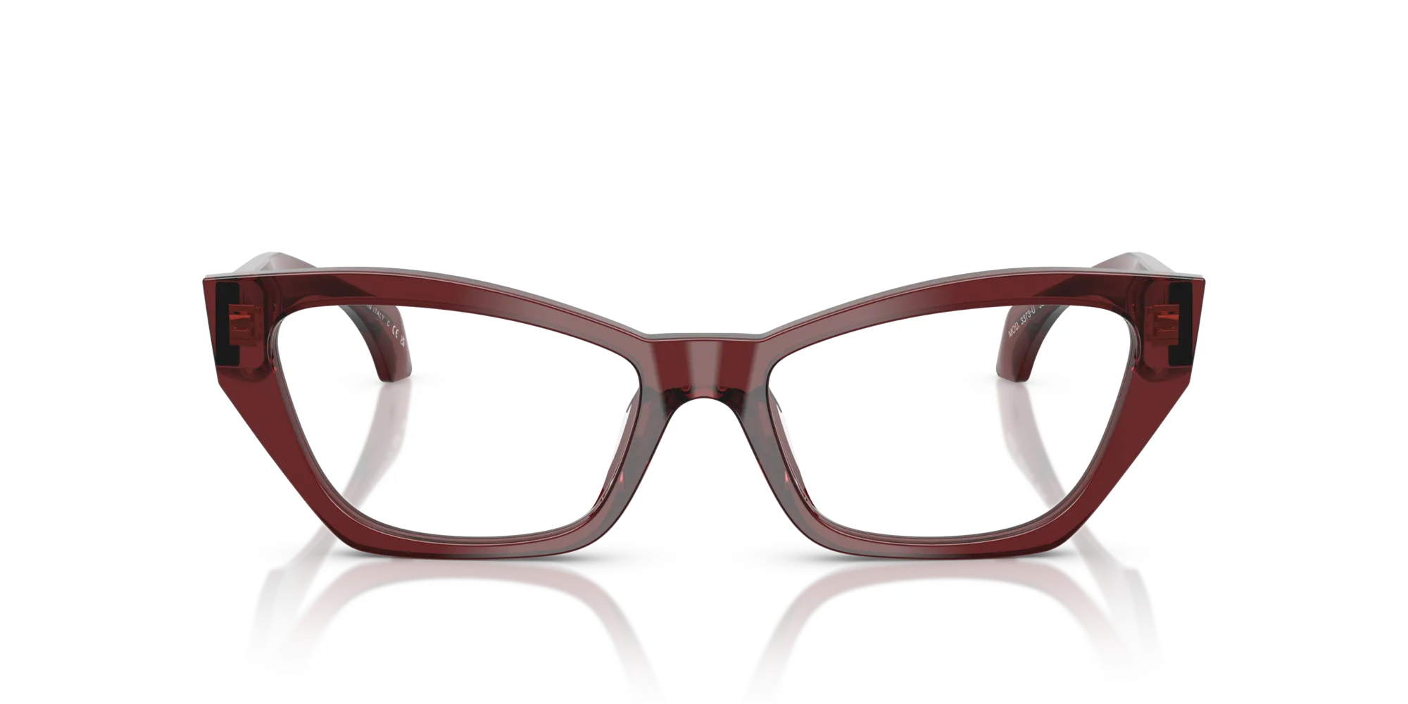 Versace VE3373U 5512 Montature da vista Acetato Rosso Cat Eye Normale - immagine 3