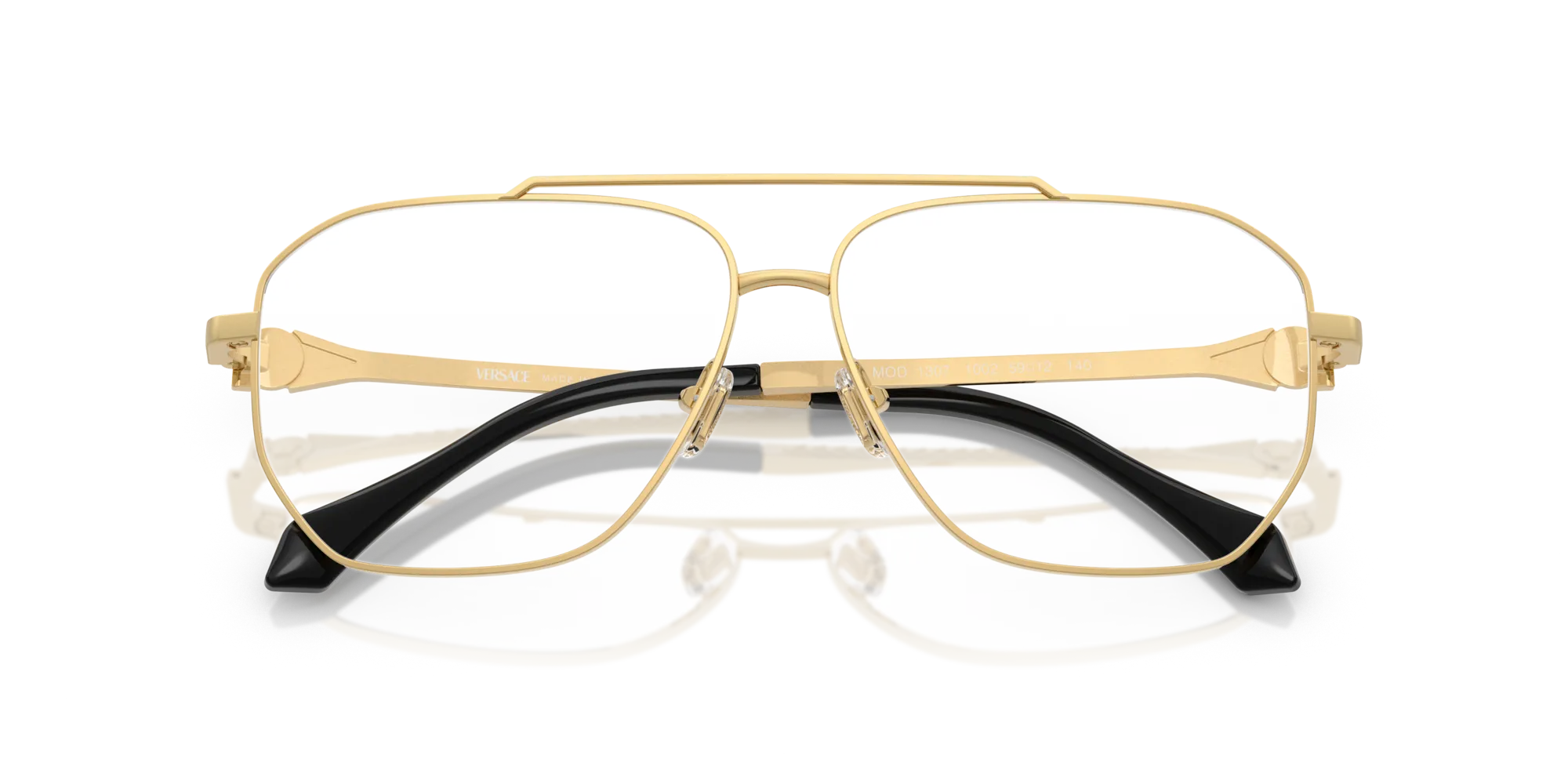 Versace VE1307 1002 Montature da vista Metallo Oro Squadrata Normale - immagine 2