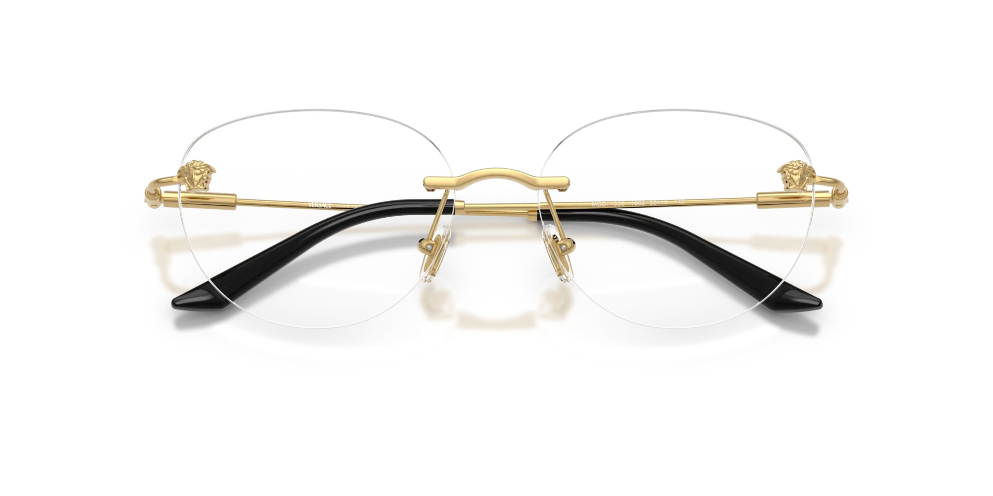 Versace VE1305 1002 Montature da vista Metallo Oro Rotonda Normale - immagine 2