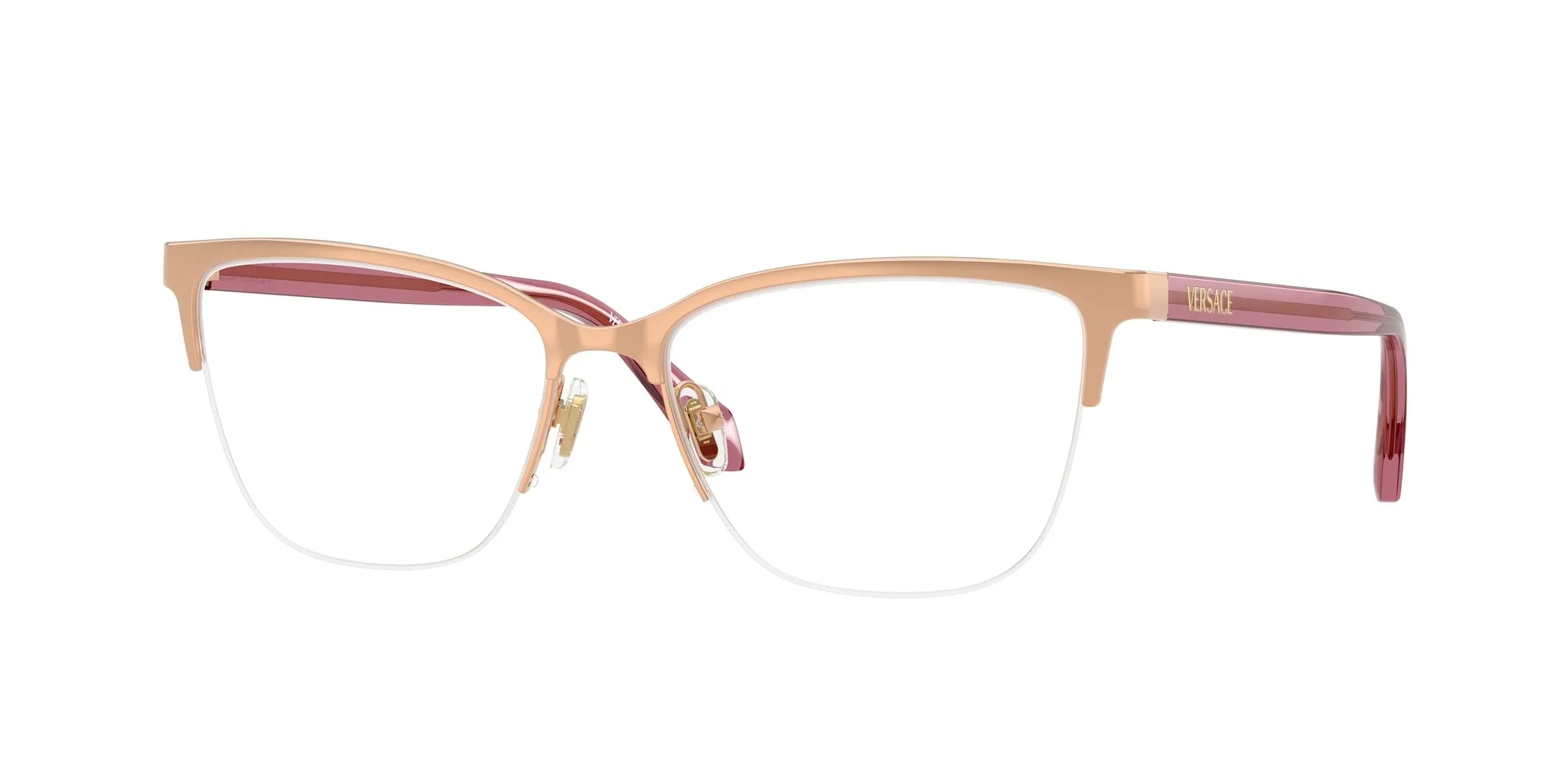 Versace VE1304 1412 Montature da vista Metallo Oro Cat Eye Normale - immagine 1