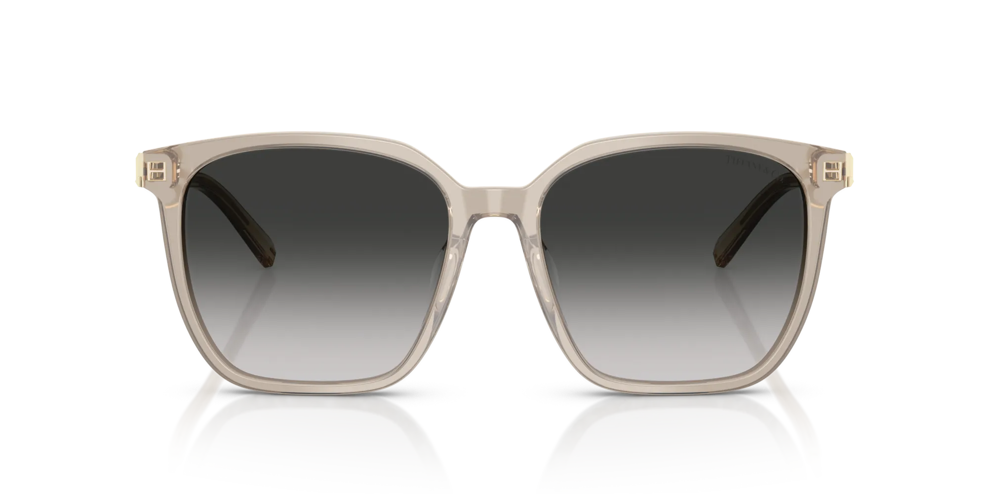 Tiffany TF4244D 82503C Occhiali da sole Acetato Marrone Grigio Squadrata Normale Sfumato - immagine 3