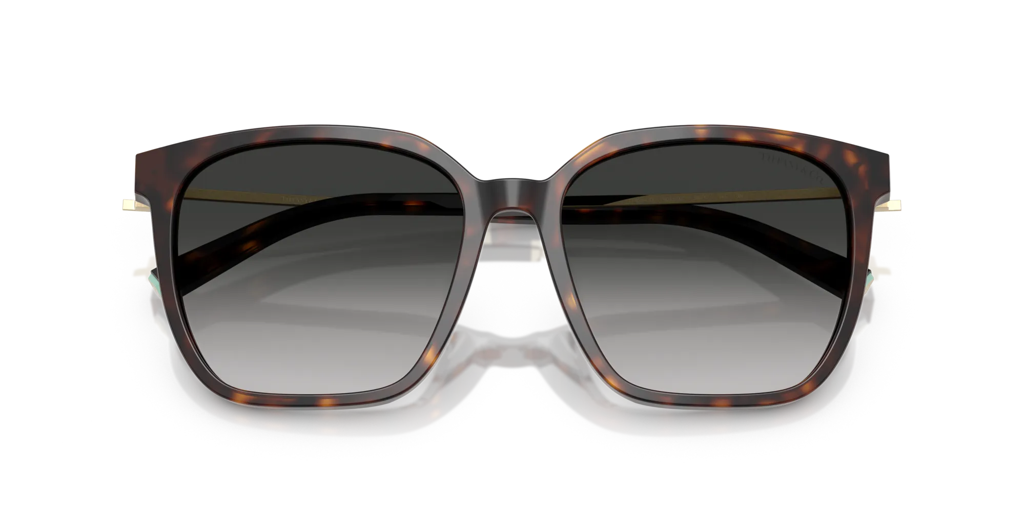 Tiffany TF4244D 80153C Occhiali da sole Acetato Tartaruga Grigio Squadrata Normale Sfumato - immagine 2