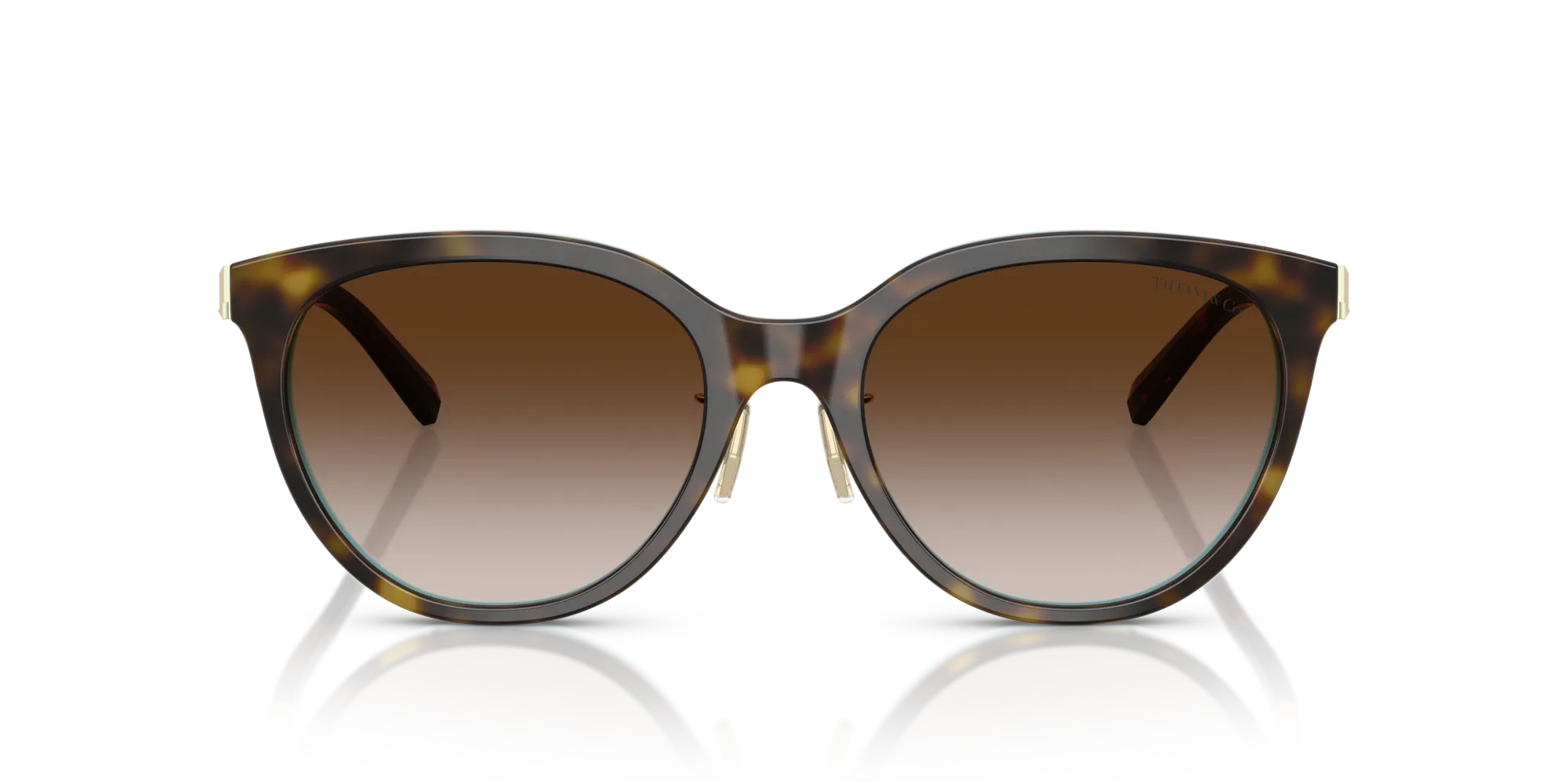 Tiffany TF4243D 81343B Occhiali da sole Acetato Marrone Marrone Rotonda Normale Sfumato - immagine 3