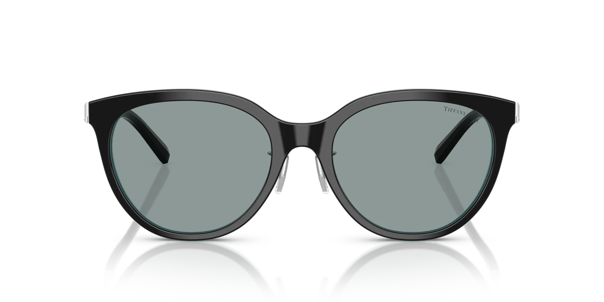 Tiffany TF4243D 8055/1 Occhiali da sole Acetato Nero Grigio Rotonda Normale - immagine 3