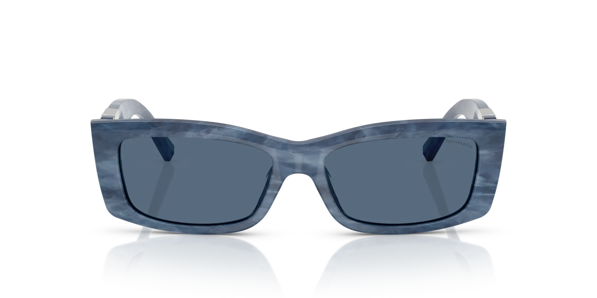 Tiffany TF4240U 843280 Occhiali da sole Acetato Blu Blu Squadrata Normale - immagine 3