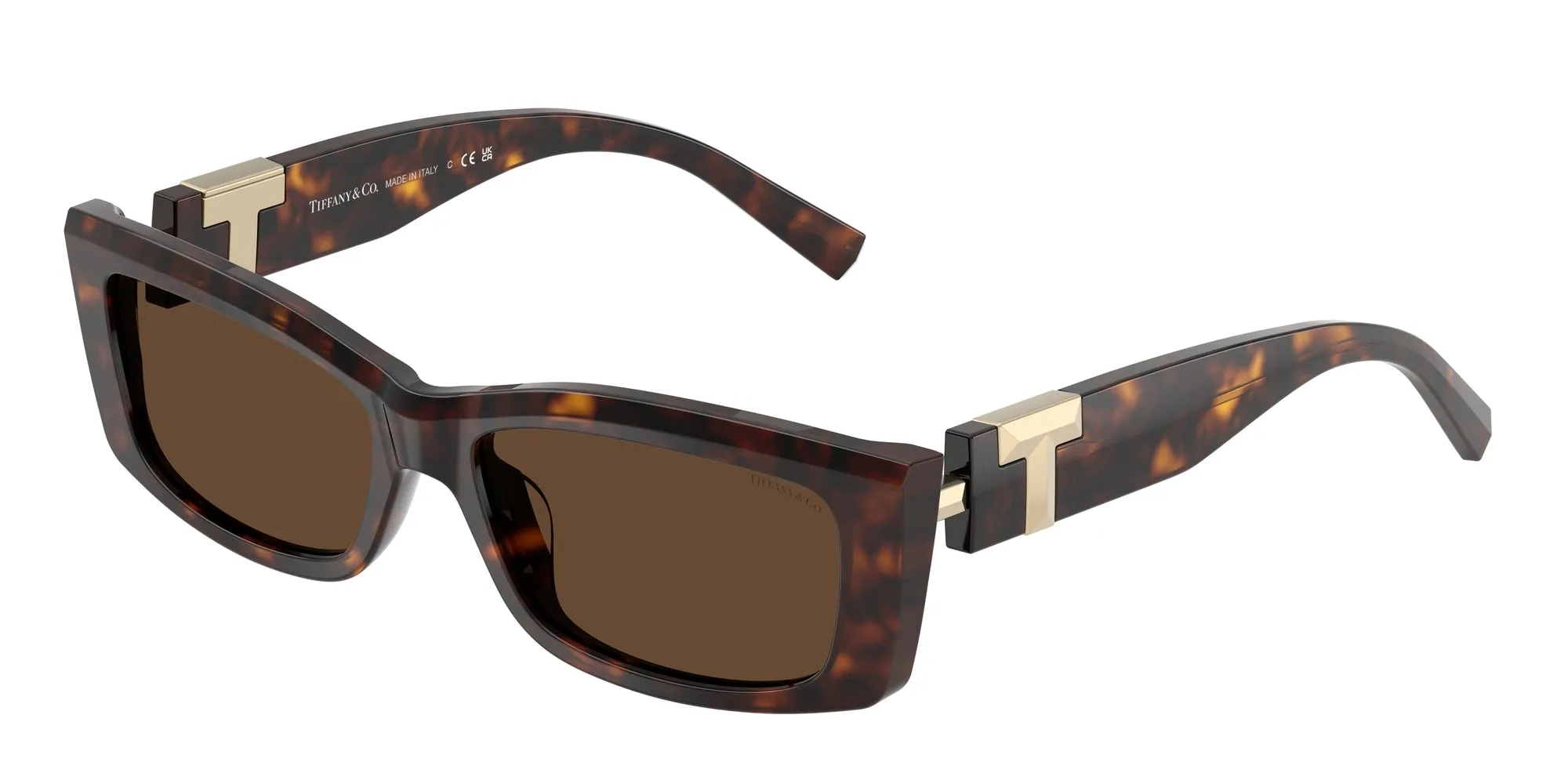 Tiffany TF4240U 80153G Occhiali da sole Acetato Tartaruga Marrone Squadrata Normale - immagine 1