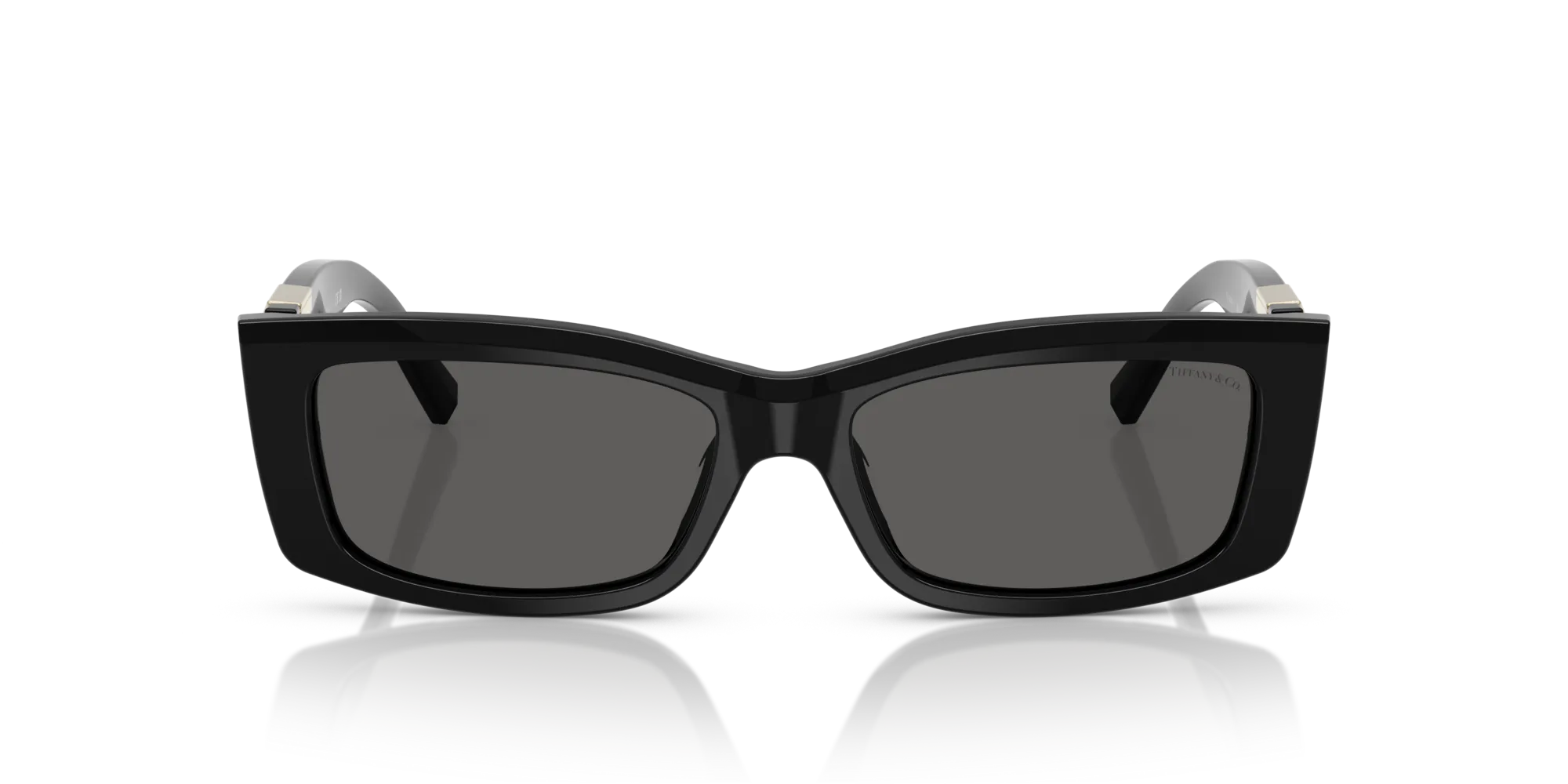Tiffany TF4240U 8001S4 Occhiali da sole Acetato Nero Grigio Squadrata Normale - immagine 3