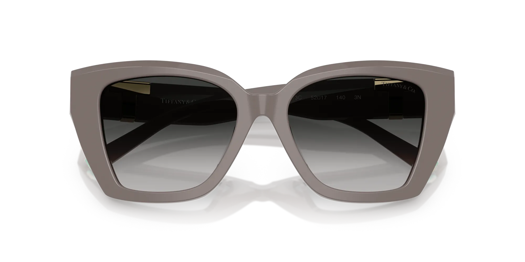 Tiffany TF4239U 84013C Occhiali da sole Acetato Marrone Grigio Squadrata Normale Sfumato - immagine 2