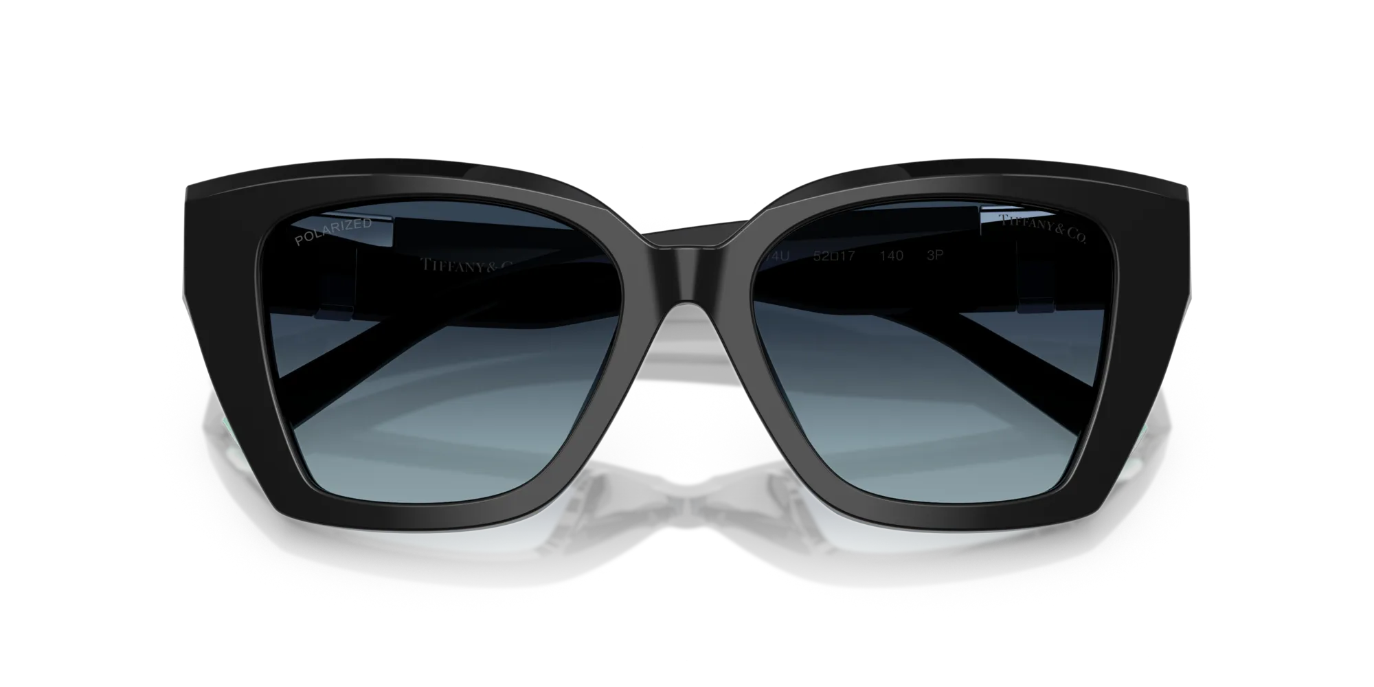Tiffany TF4239U 83944U Occhiali da sole Acetato Nero [""] Squadrata Polarizzata Sfumato - immagine 2