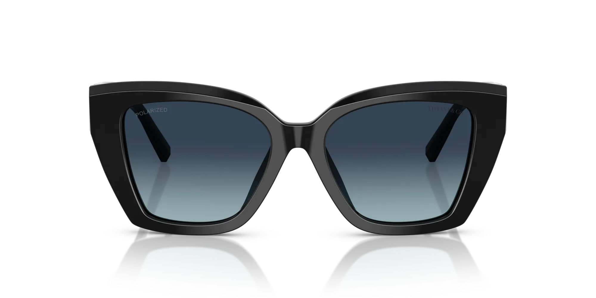 Tiffany TF4239U 83944U Occhiali da sole Acetato Nero [""] Squadrata Polarizzata Sfumato - immagine 3