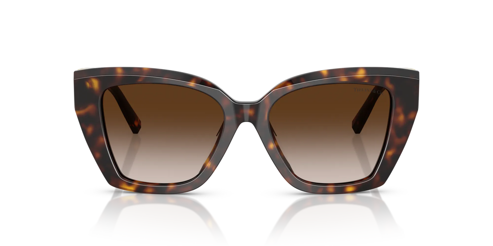 Tiffany TF4239U 80153B Occhiali da sole Acetato Tartaruga Marrone Squadrata Normale Sfumato - immagine 3