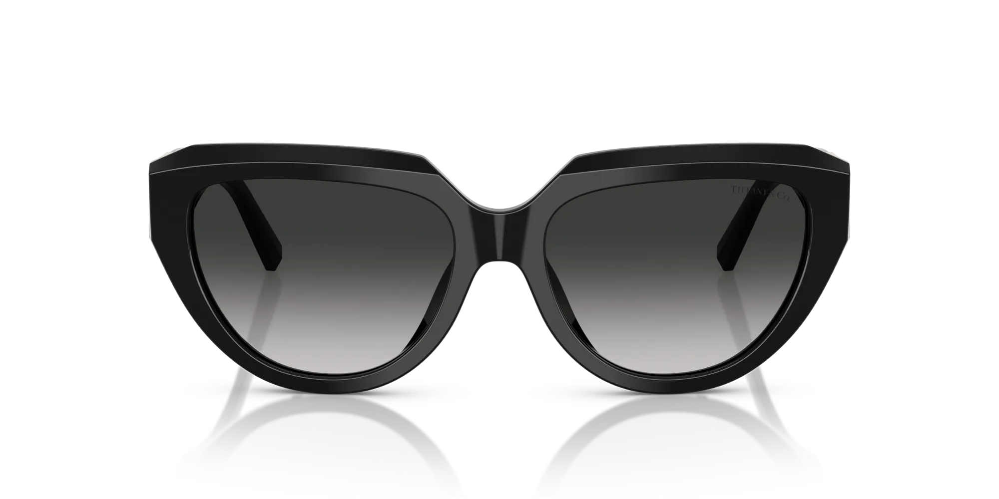 Tiffany TF4238U 80013C Occhiali da sole Acetato Nero Grigio Pillow Normale Sfumato - immagine 3