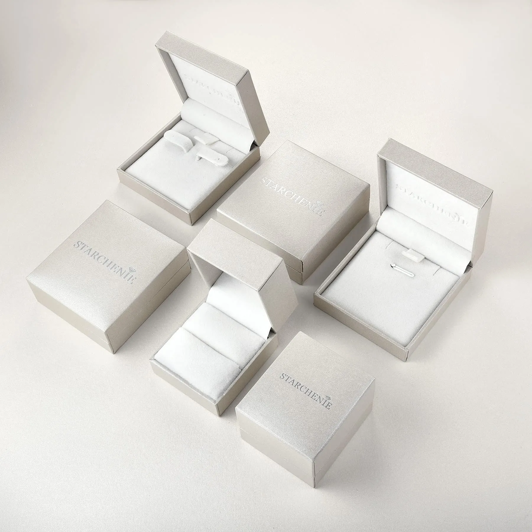 starchenie Anello a Infinito per Donna Argento 925 e Zirconia Cubica Nodo Eterno Anelli (Taglia 20) - immagine 6