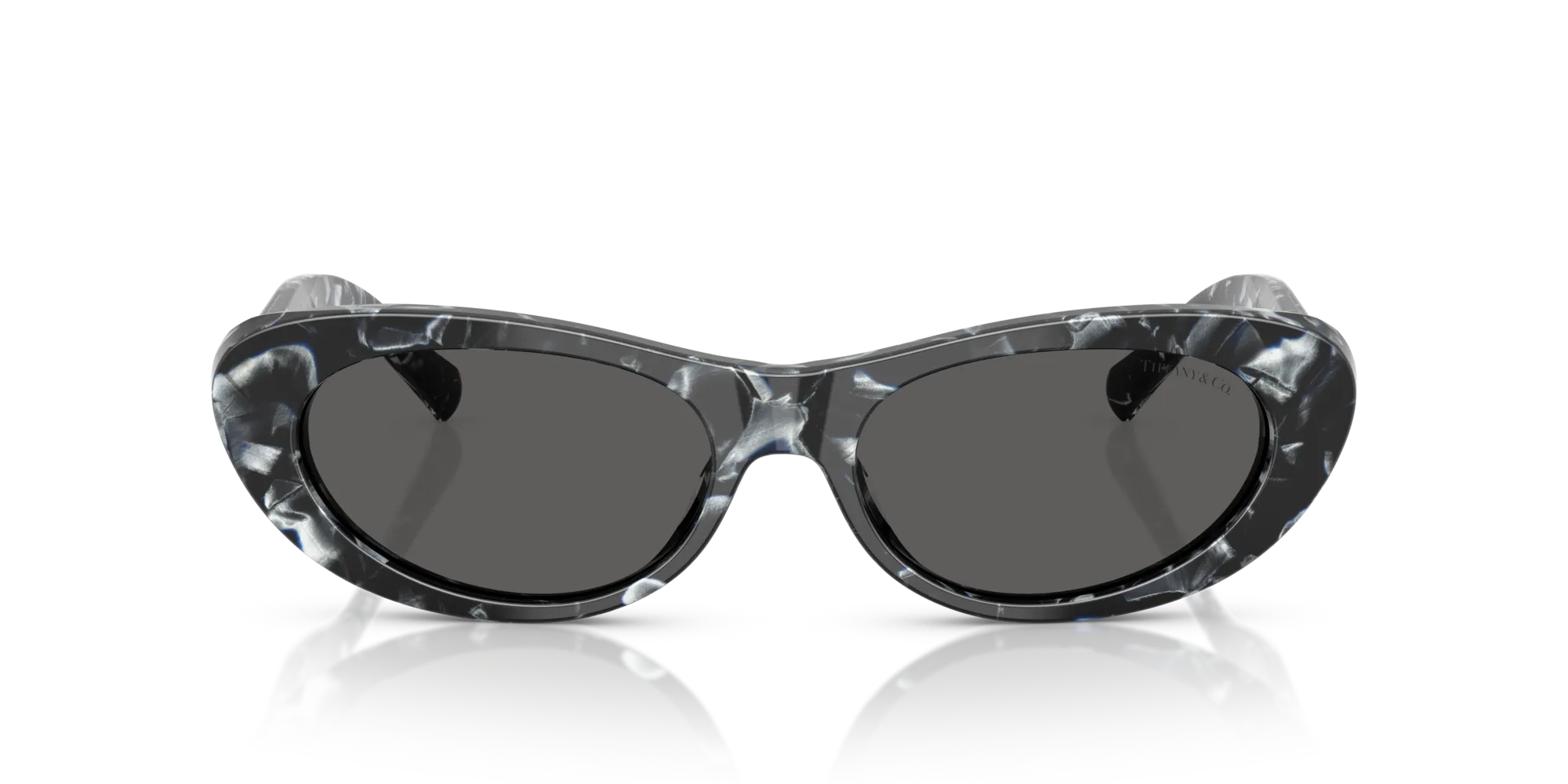Tiffany TF4236U 8428S4 Occhiali da sole Acetato Tartaruga Grigio Rotonda Normale - immagine 3