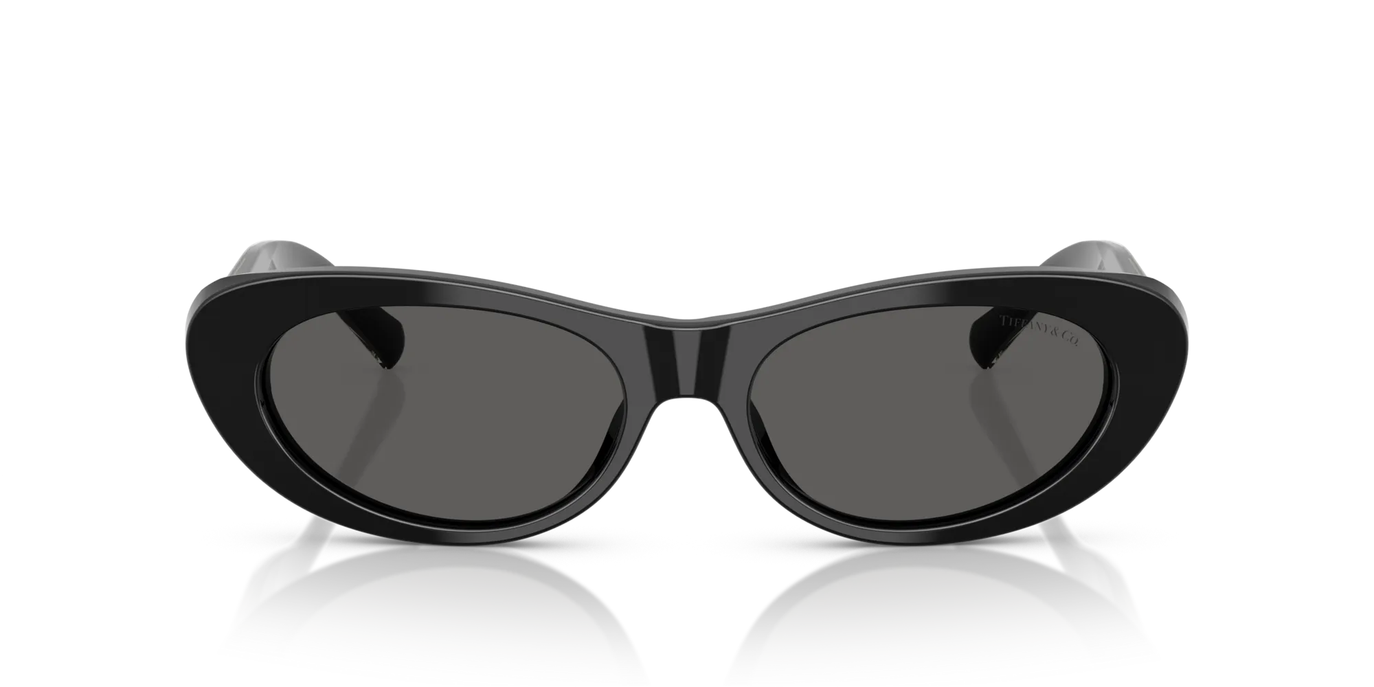 Tiffany TF4236U 8001S4 Occhiali da sole Acetato Nero Grigio Rotonda Normale - immagine 3