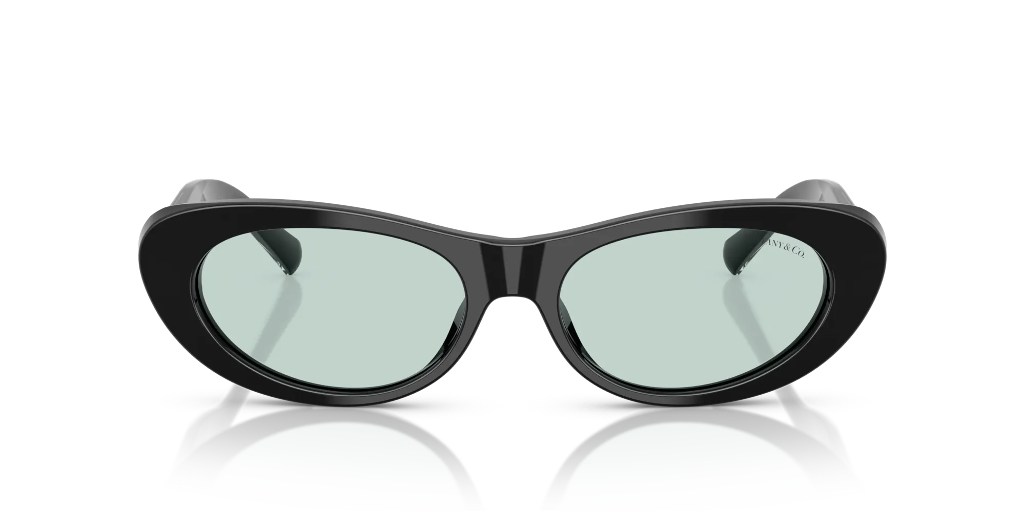 Tiffany TF4236U 8001D9 Occhiali da sole Acetato Nero Blu Rotonda Normale - immagine 3