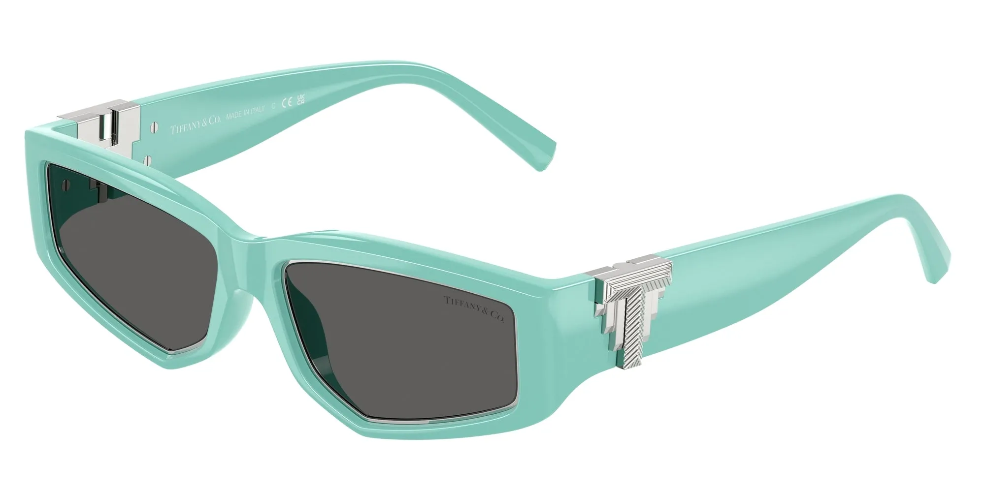 Tiffany TF4234U 8388S4 Occhiali da sole Iniettato Blu Grigio Geometrica Normale - immagine 1