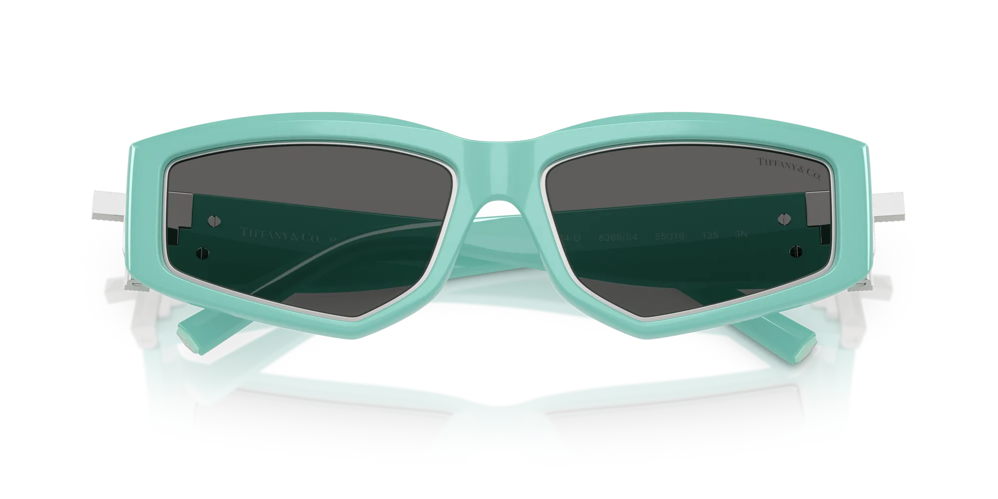 Tiffany TF4234U 8388S4 Occhiali da sole Iniettato Blu Grigio Geometrica Normale - immagine 2