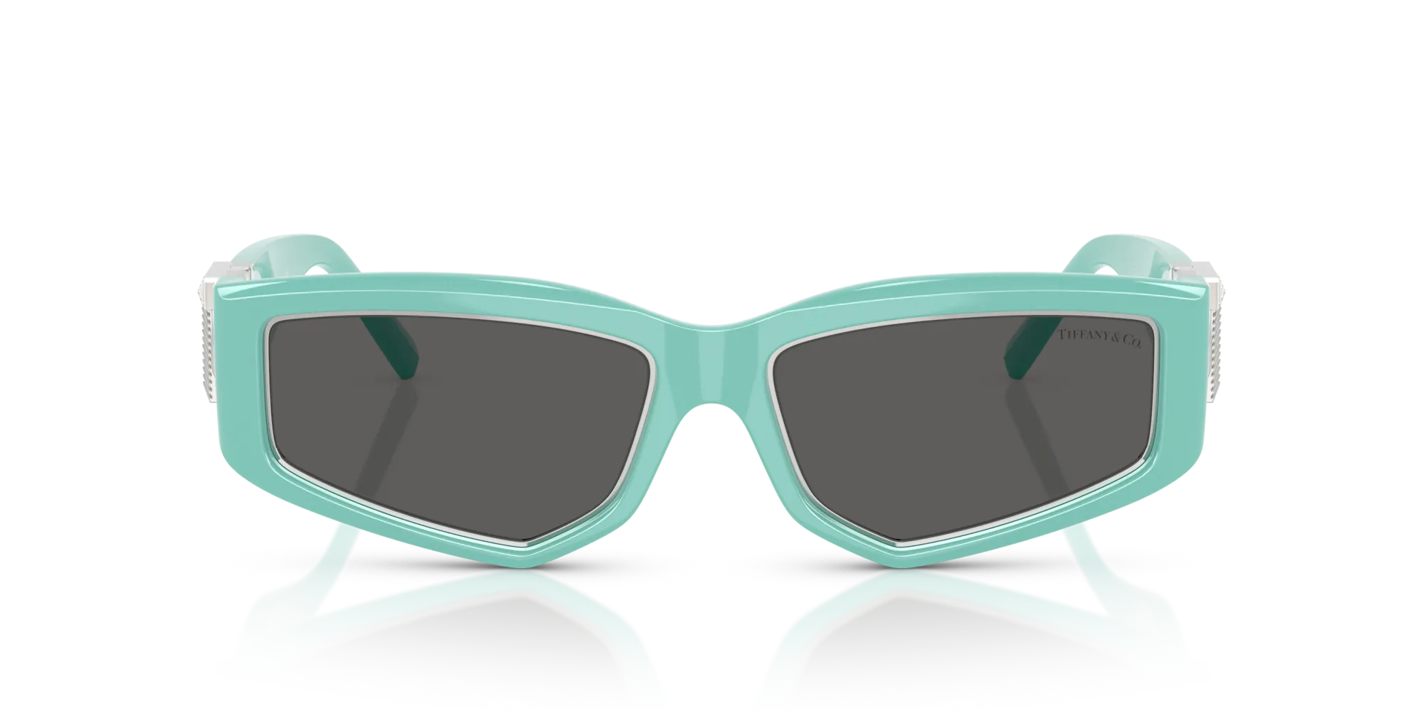 Tiffany TF4234U 8388S4 Occhiali da sole Iniettato Blu Grigio Geometrica Normale - immagine 3
