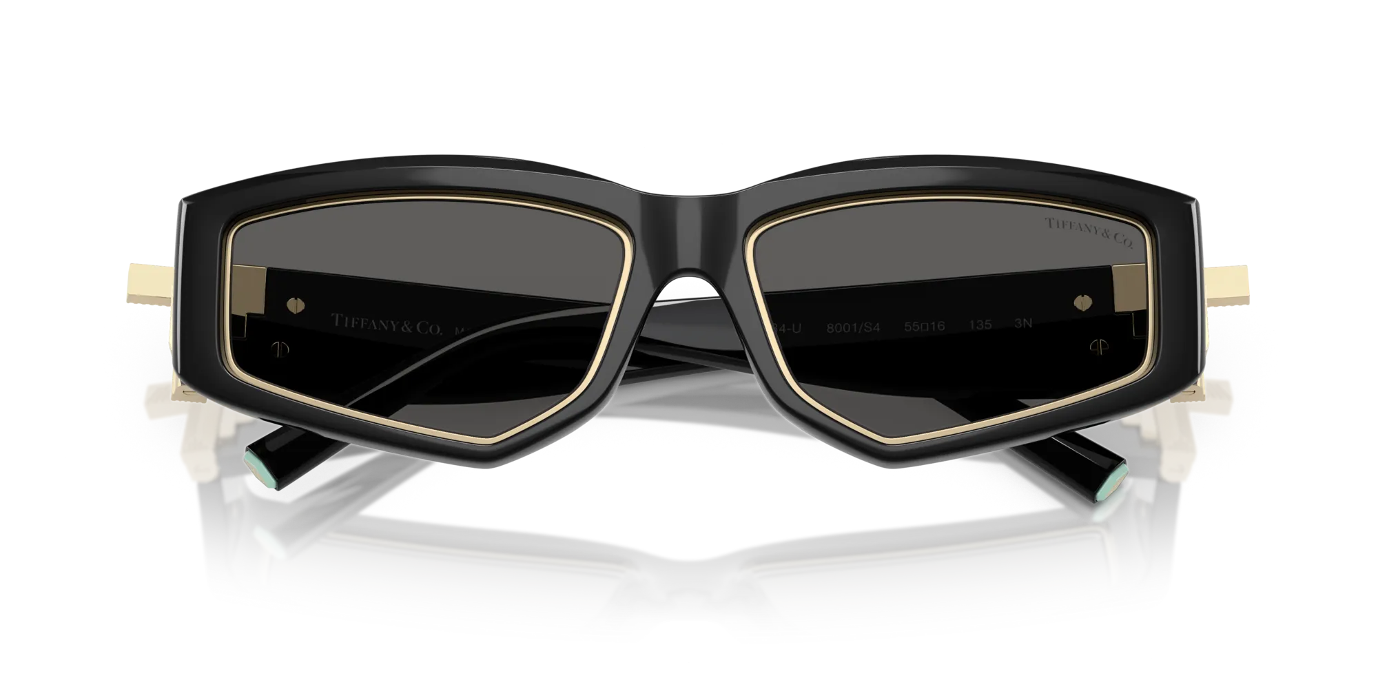Tiffany TF4234U 8001S4 Occhiali da sole Iniettato Nero Grigio Geometrica Normale - immagine 2