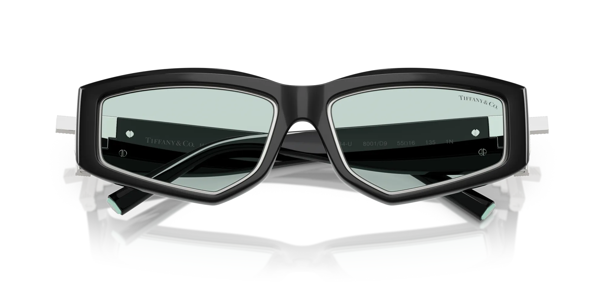 Tiffany TF4234U 8001D9 Occhiali da sole Iniettato Nero Blu Geometrica Normale - immagine 2