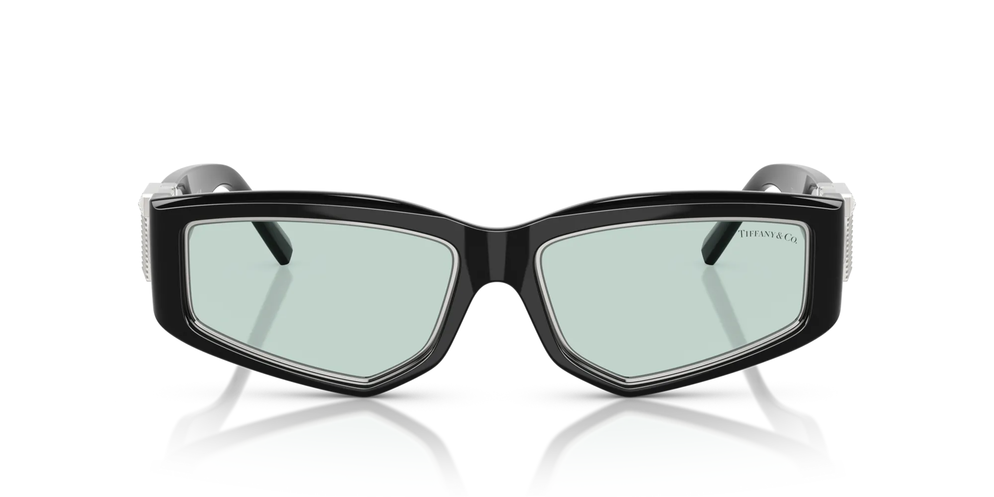 Tiffany TF4234U 8001D9 Occhiali da sole Iniettato Nero Blu Geometrica Normale - immagine 3