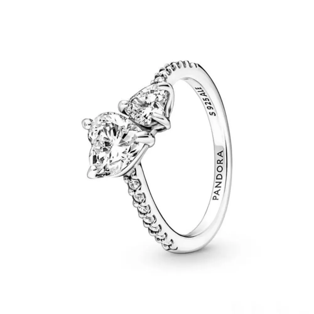 Pandora Mum Pavé Herz Ring 191149C01 Anello donna - immagine 2