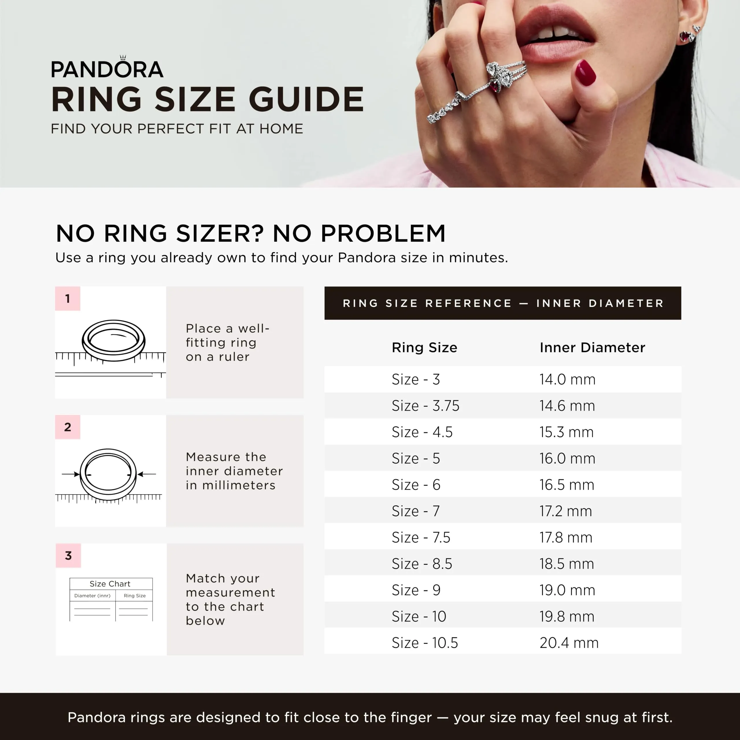 PANDORA Timeless Anello con doppio cuore in argento Sterling con zirconia cubica trasparente, 52 - immagine 6