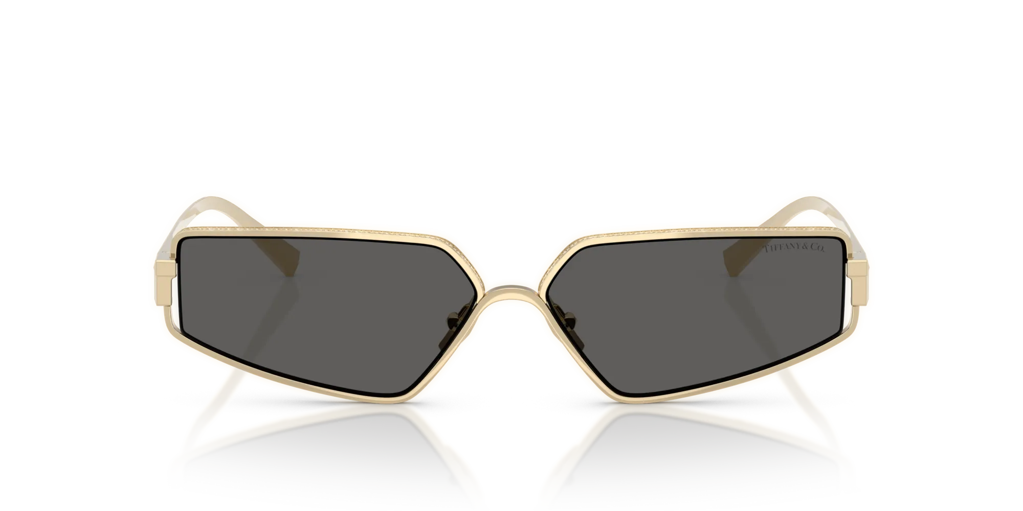 Tiffany TF3113KB 6220S4 Occhiali da sole Metallo Oro Grigio Geometrica Normale - immagine 3