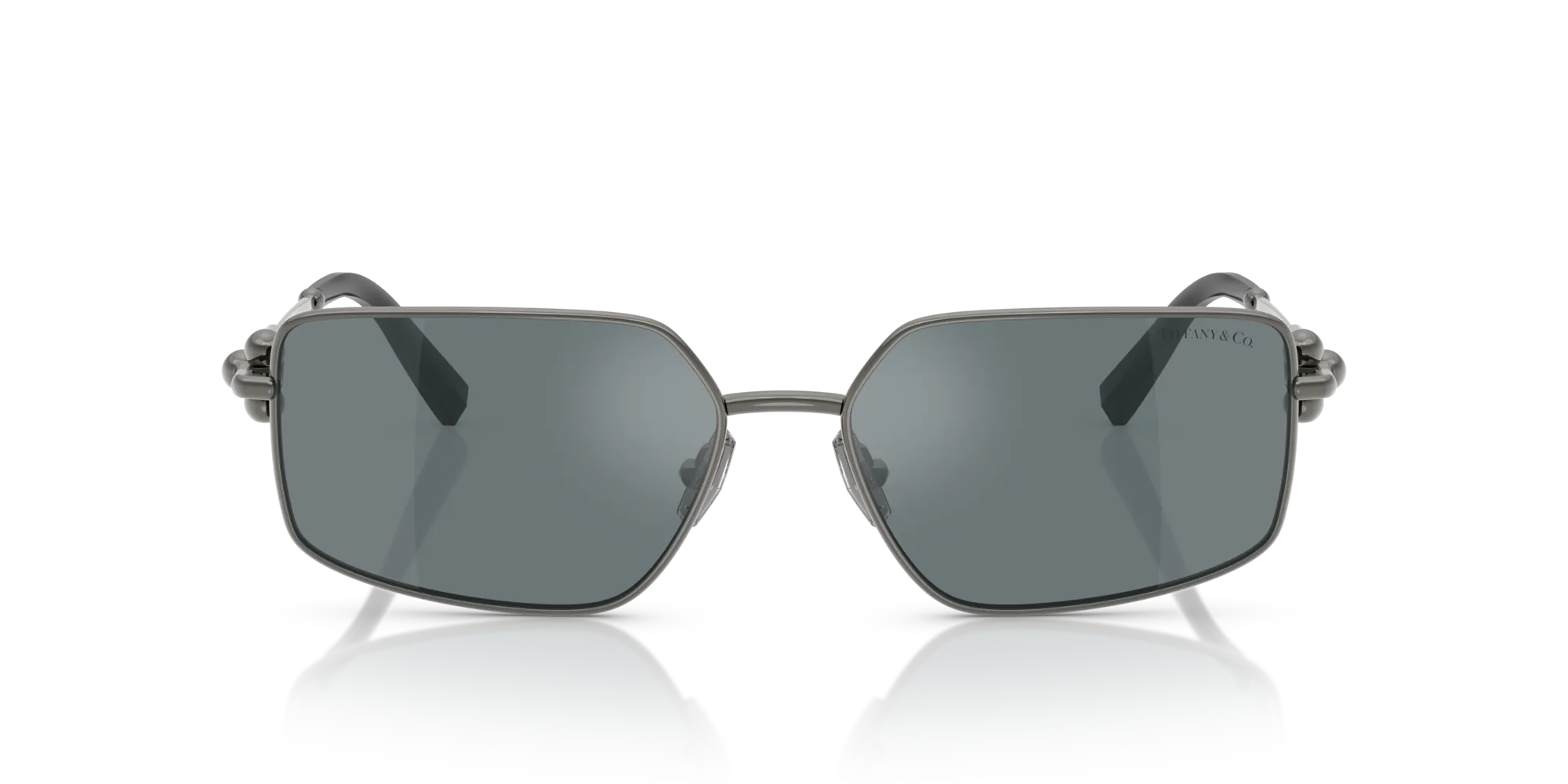 Tiffany TF3111 62266G Occhiali da sole Metallo Grigio Grigio Squadrata Specchiate - immagine 3
