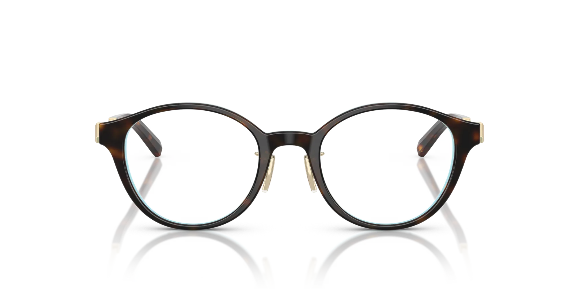 Tiffany TF2275D 8134 Montature da vista Acetato Marrone Rotonda Normale - immagine 3