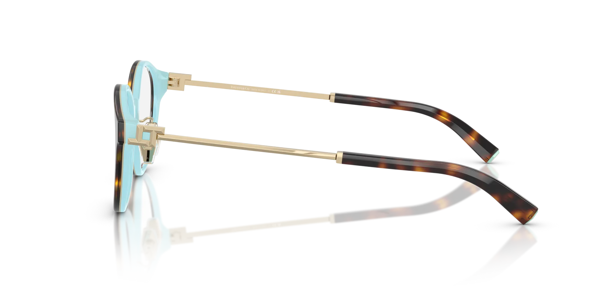 Tiffany TF2275D 8134 Montature da vista Acetato Marrone Rotonda Normale - immagine 4