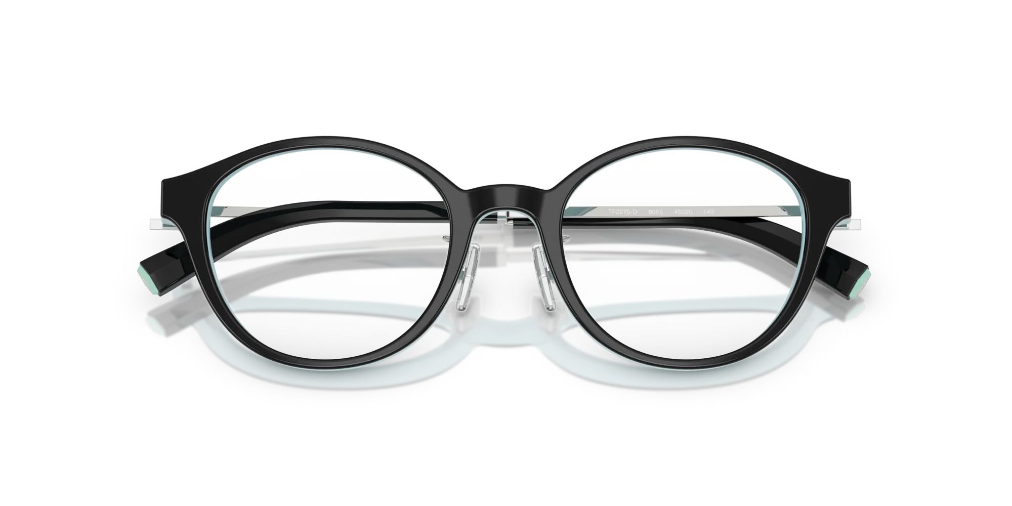 Tiffany TF2275D 8055 Montature da vista Acetato Nero Rotonda Normale - immagine 2