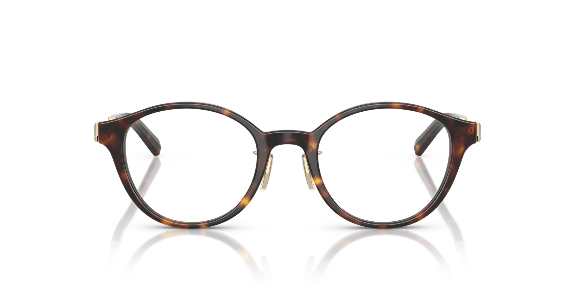 Tiffany TF2275D 8015 Montature da vista Acetato Tartaruga Rotonda Normale - immagine 3