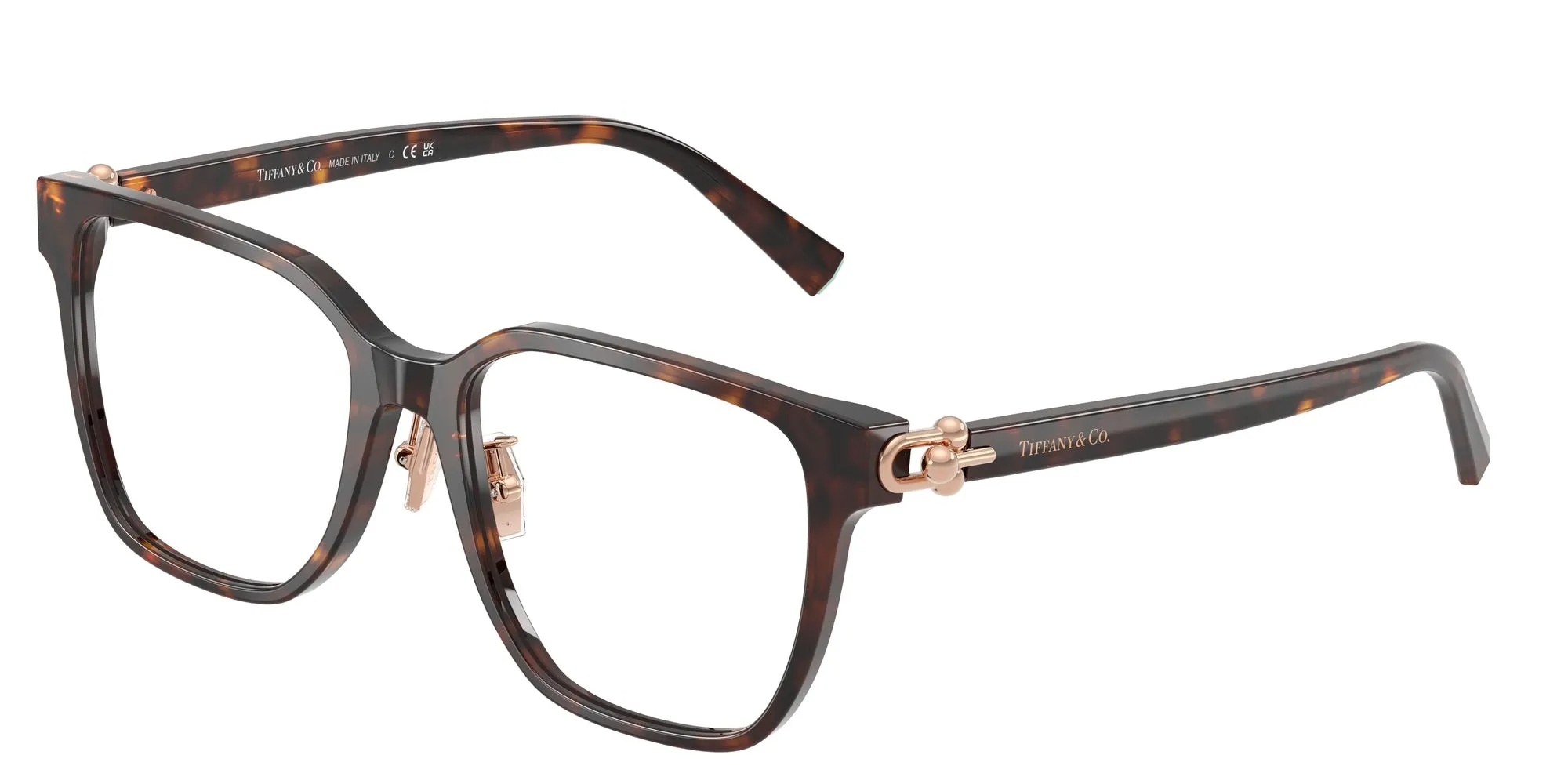 Tiffany TF2274D 8015 Montature da vista Acetato Tartaruga Squadrata Normale - immagine 1