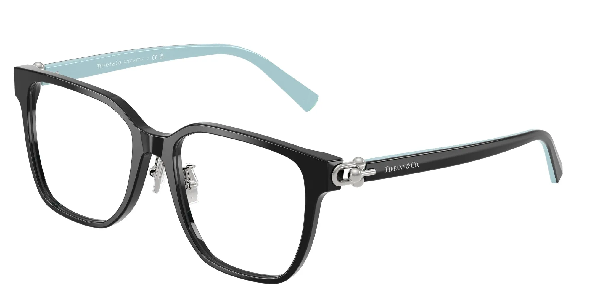 Tiffany TF2274D 8001 Montature da vista Acetato Nero Squadrata Normale - immagine 1