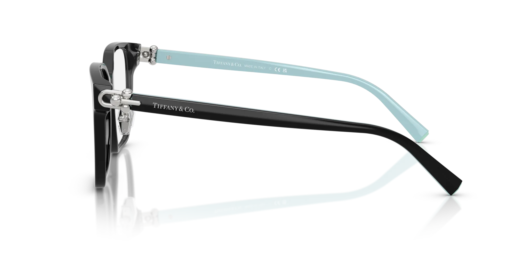 Tiffany TF2274D 8001 Montature da vista Acetato Nero Squadrata Normale - immagine 4