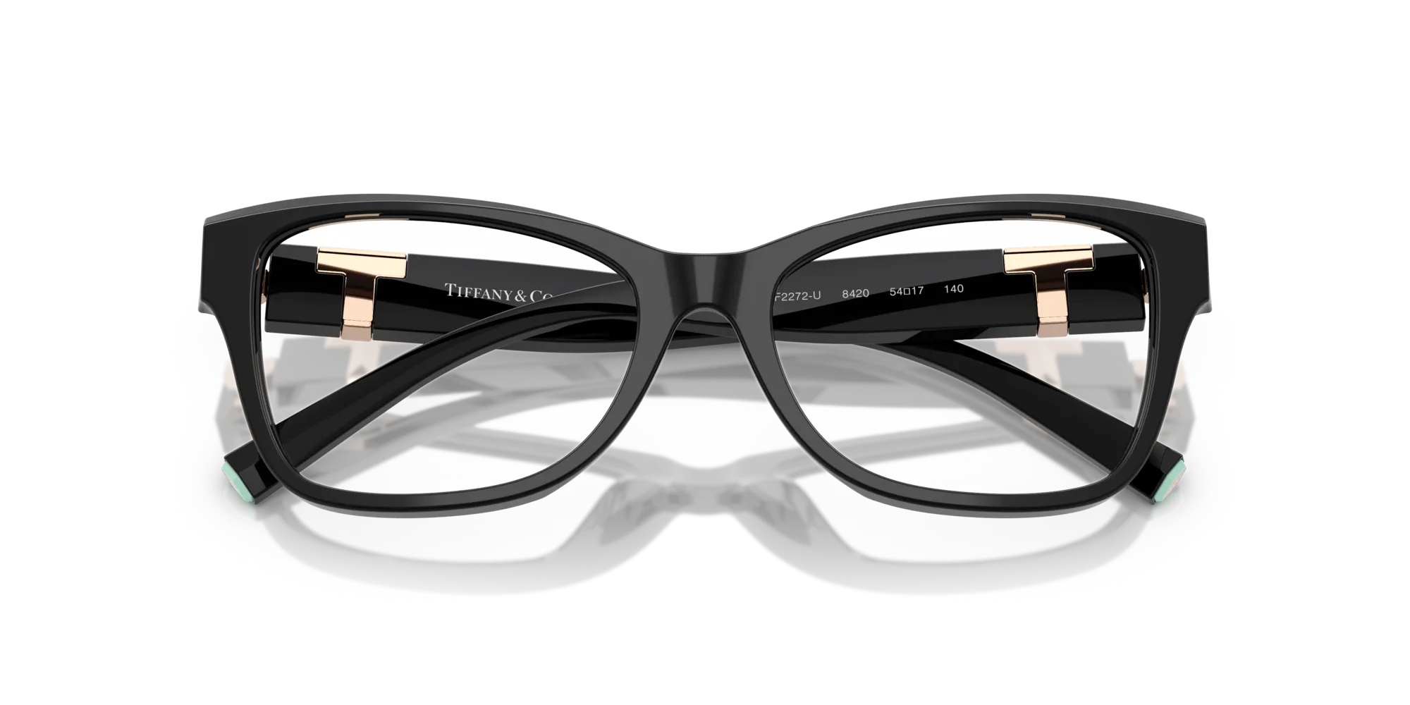 Tiffany TF2272U 8420 Montature da vista Acetato Nero Farfalla Normale - immagine 2