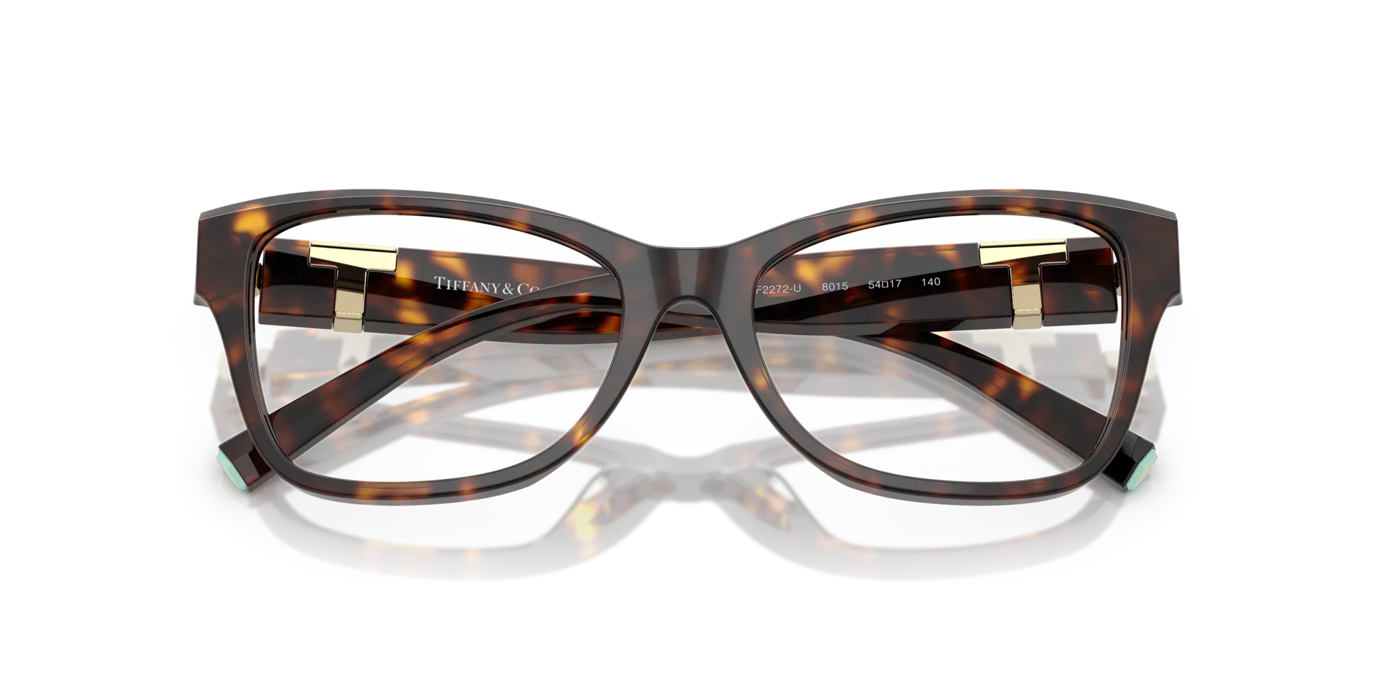 Tiffany TF2272U 8015 Montature da vista Acetato Tartaruga Farfalla Normale - immagine 2