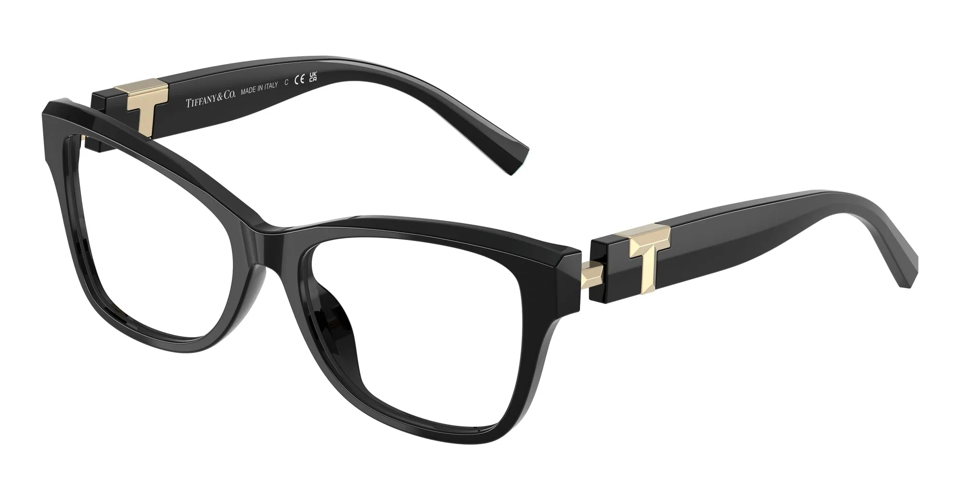 Tiffany TF2272U 8001 Montature da vista Acetato Nero Farfalla Normale - immagine 1